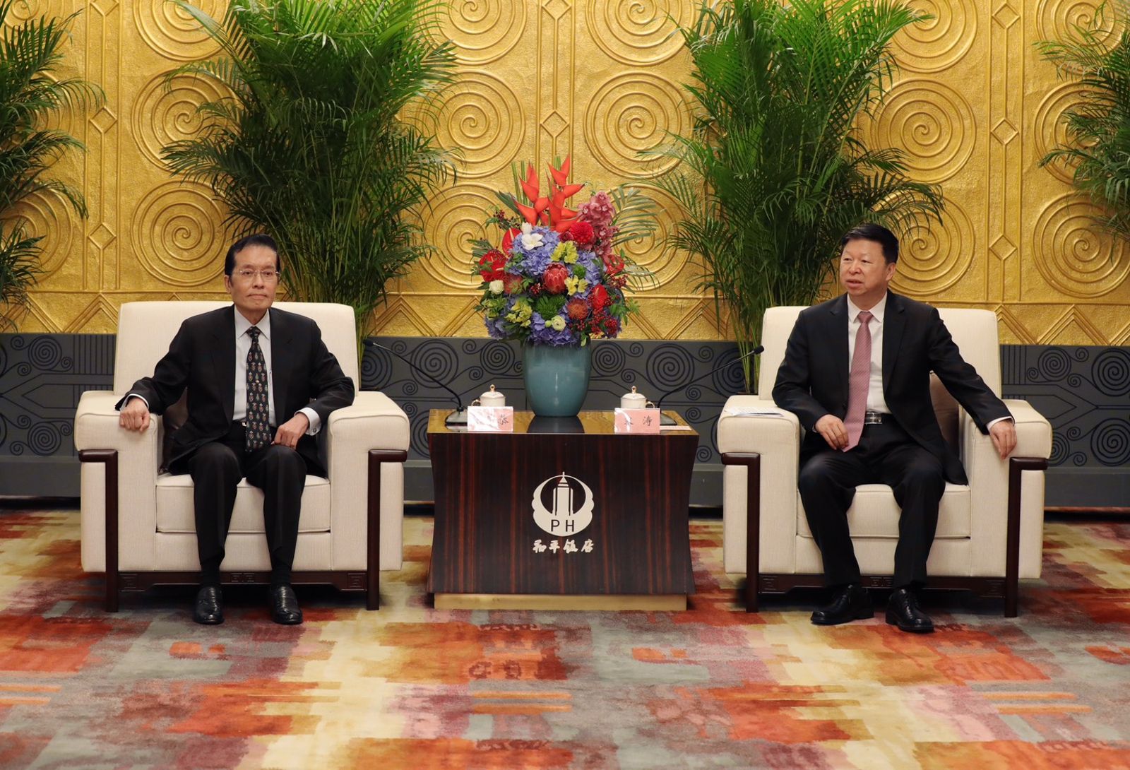 國民黨副主席張榮恭與中台辦主任宋濤會面　重申國民黨兩岸立場
