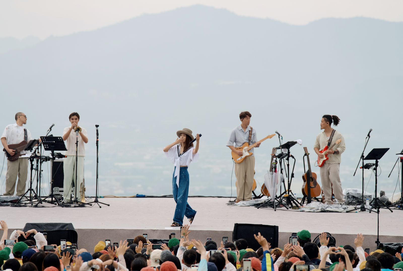 田馥甄的「田調」小巡演上週末在南投埔里舉行。何樂音樂提供