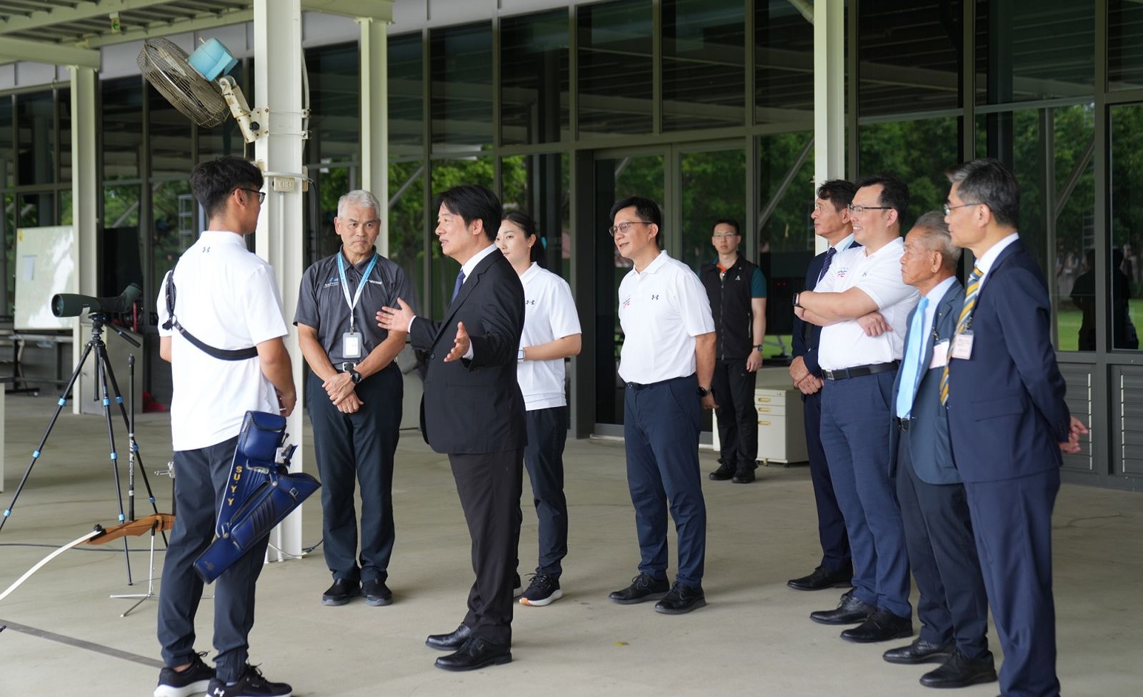 賴清德授旗世大運代表團　宣示「運動壯大台灣」