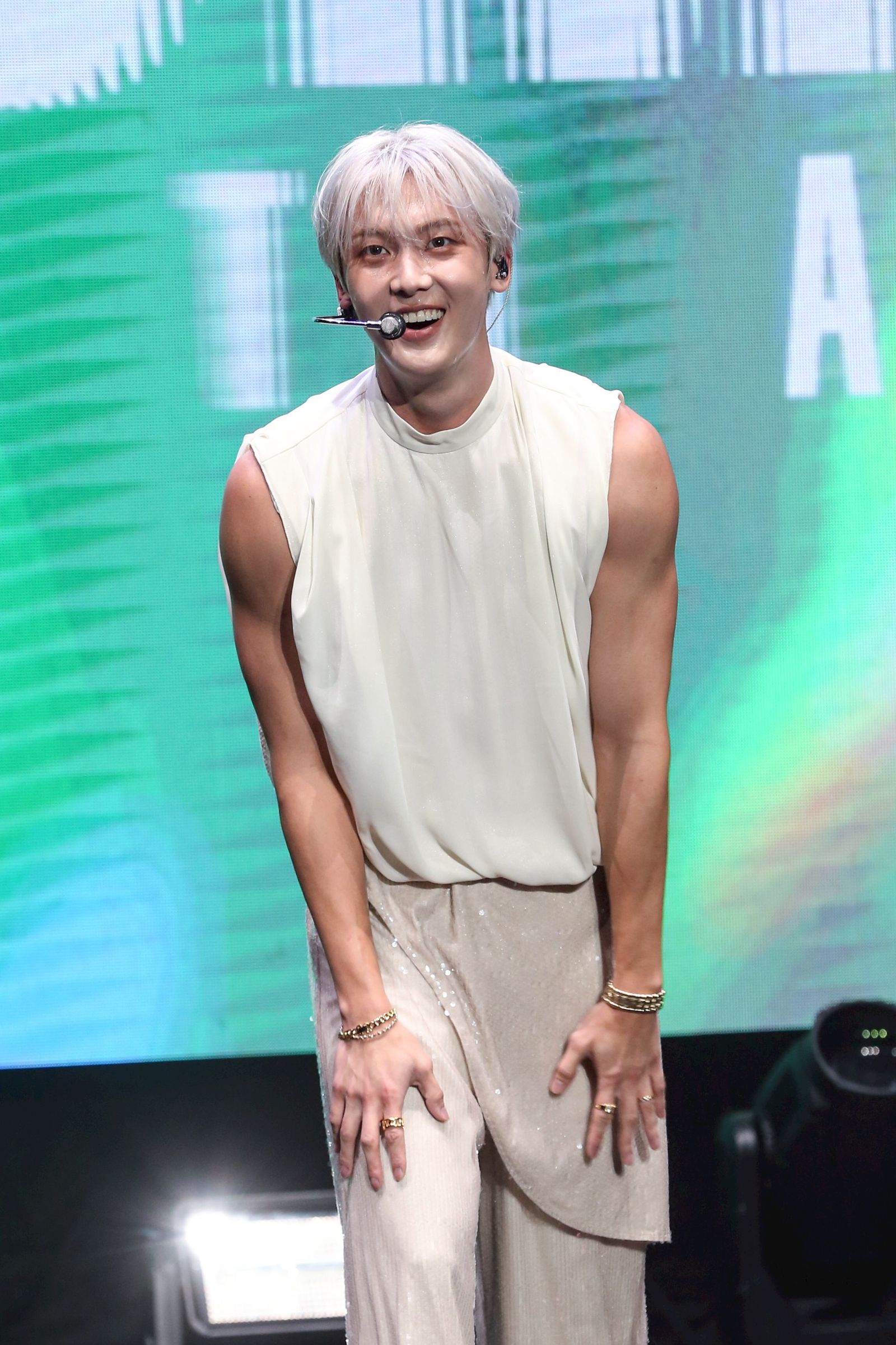 ASTRO老么尹產賀29日在TICC開唱。李鍾泉攝