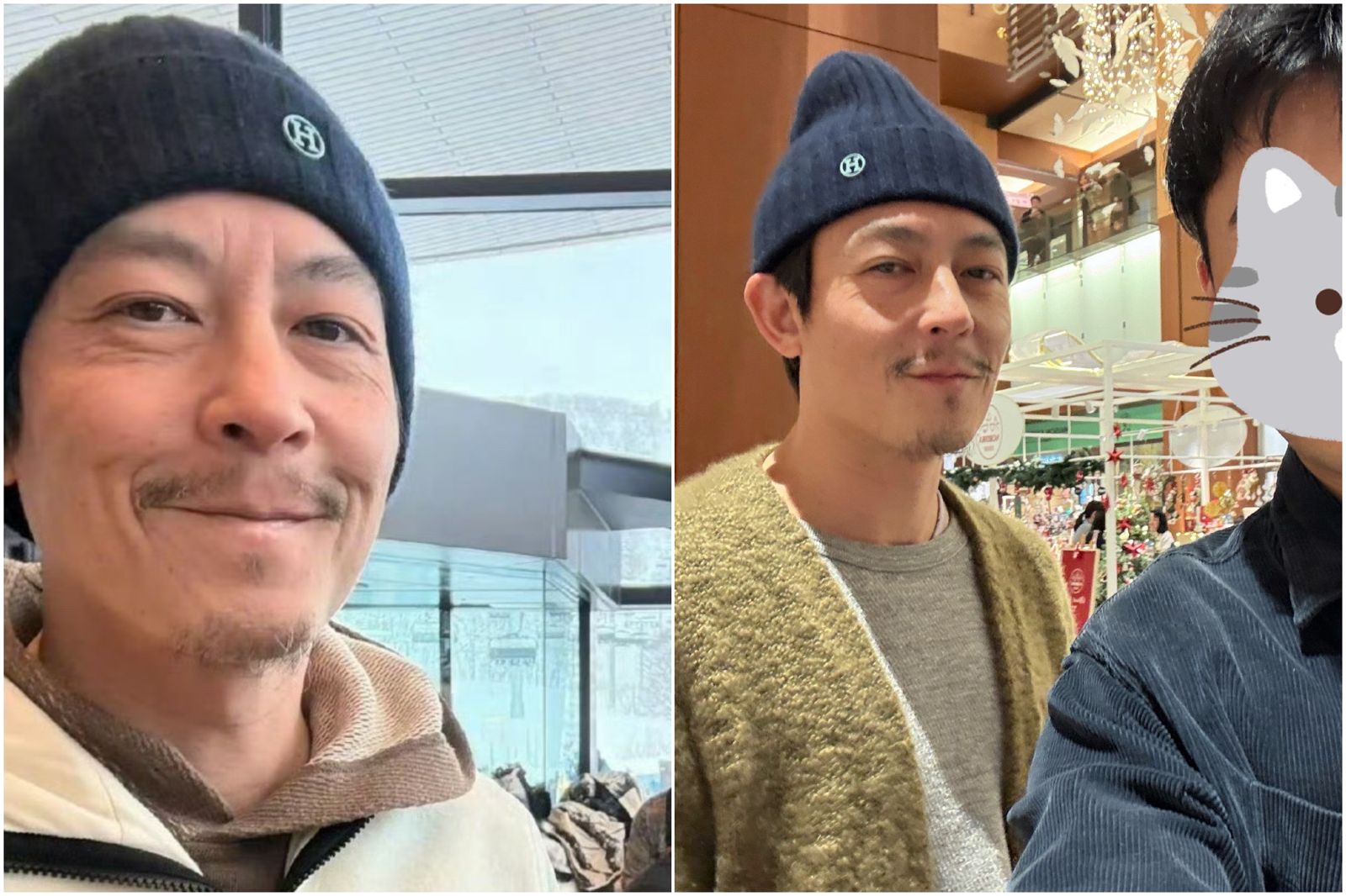 陳冠希被曝私下與網友合照狀態。翻攝微博