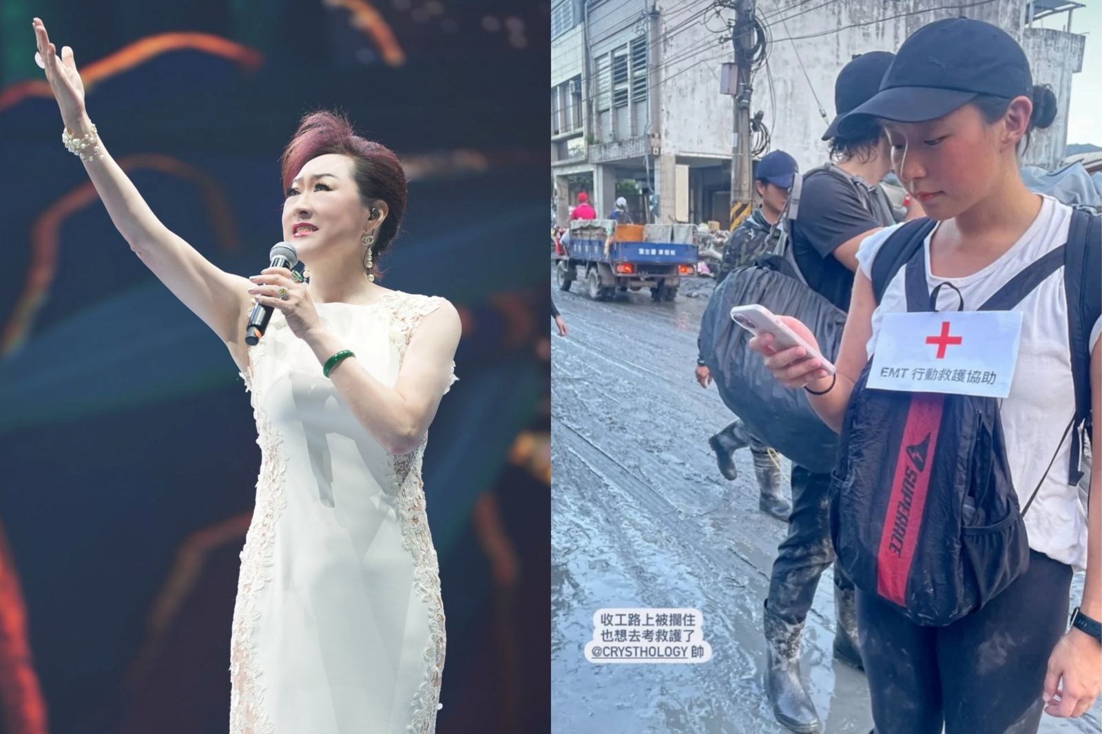 花蓮救護員驚見星二代！演員媽阮虔芷做公益長達30年　曾任扶輪社女總監