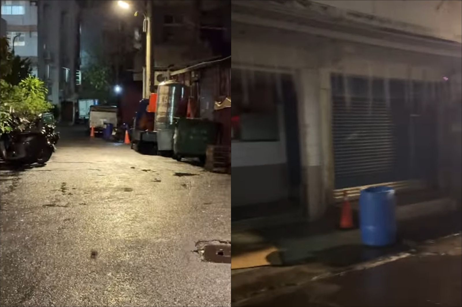 北市內湖區某知名團膳食品公司前驚見老鼠四處亂竄。圖/翻攝自Threads/jiasin1129