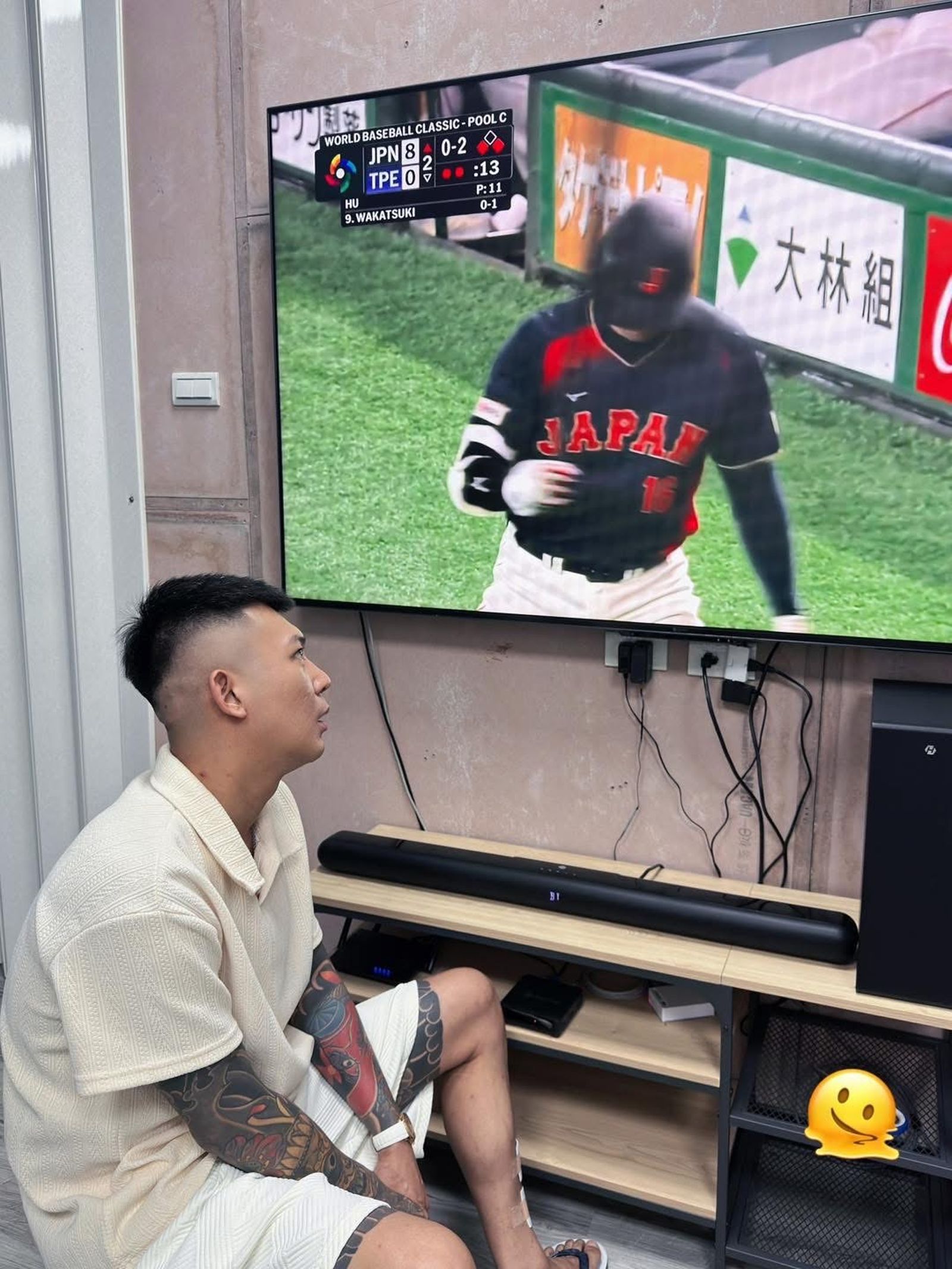 鳳梨賭中華隊慘賠。翻攝鳳梨臉書