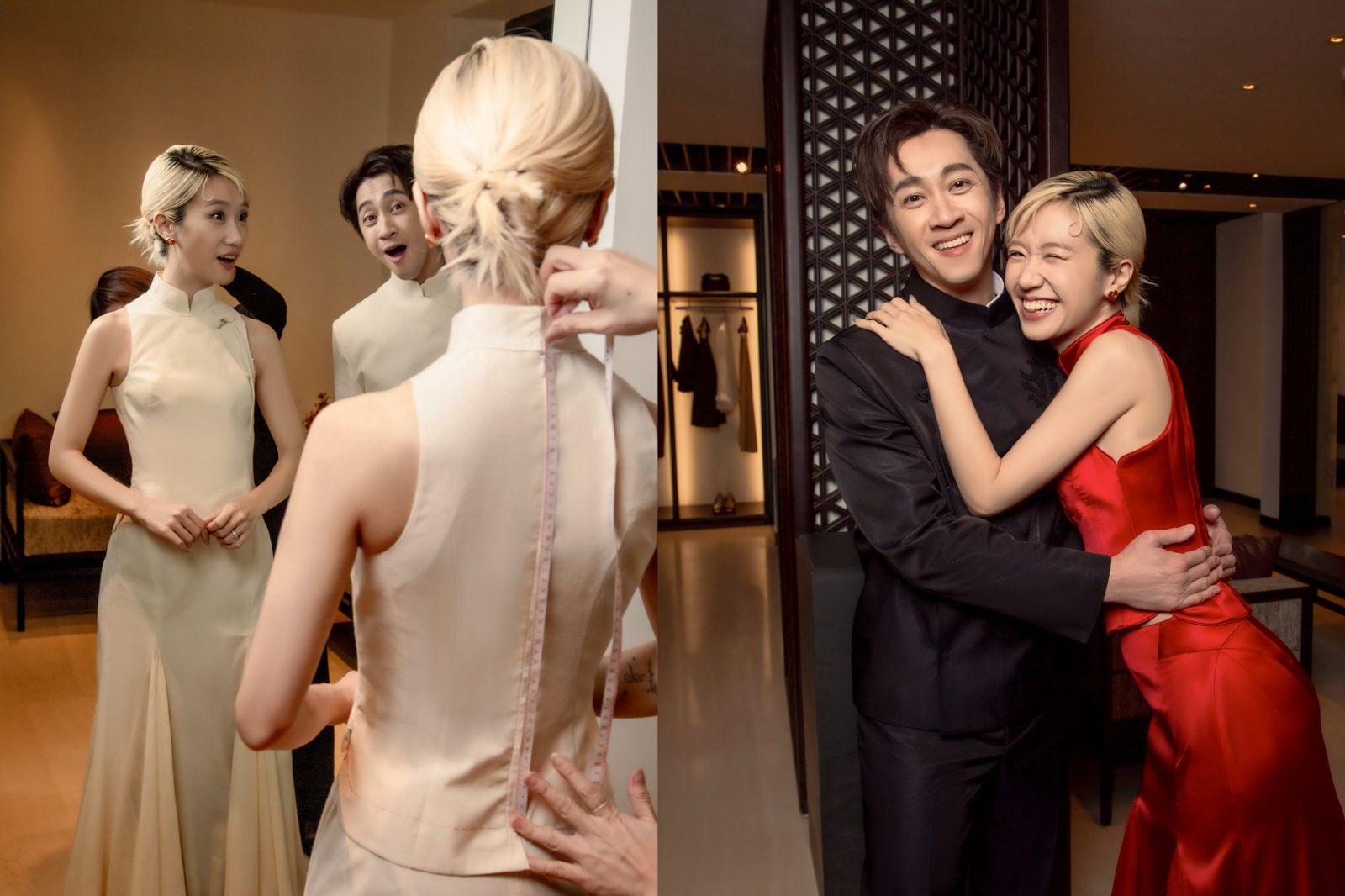 典Lu婚禮／陳漢典LuLu文定、婚宴1天搞定　絕美「中式禮服」藏超甜細節　