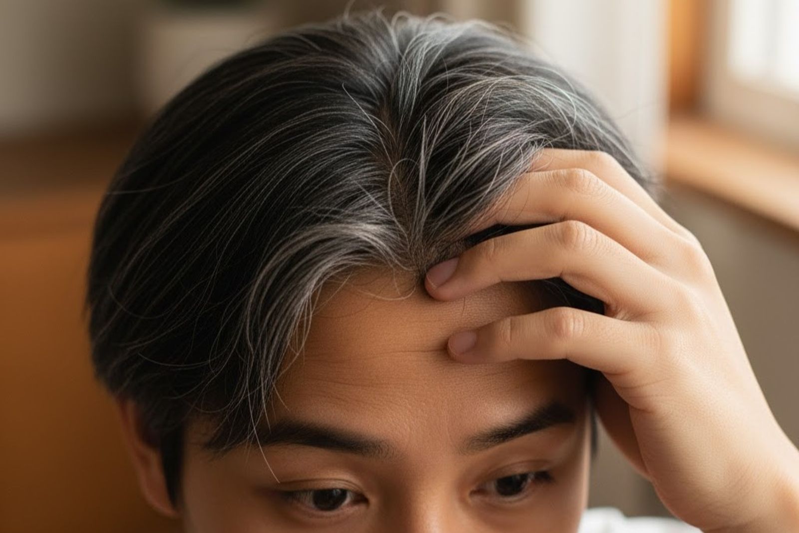 白髮冒不停！避開6大NG生活習慣，用5招讓黑髮回來
