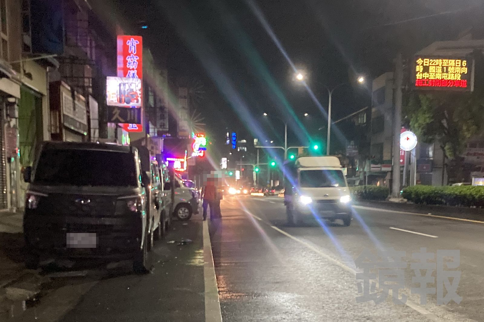 台中大雅區深夜發生酒駕肇逃死亡車禍。民眾提供