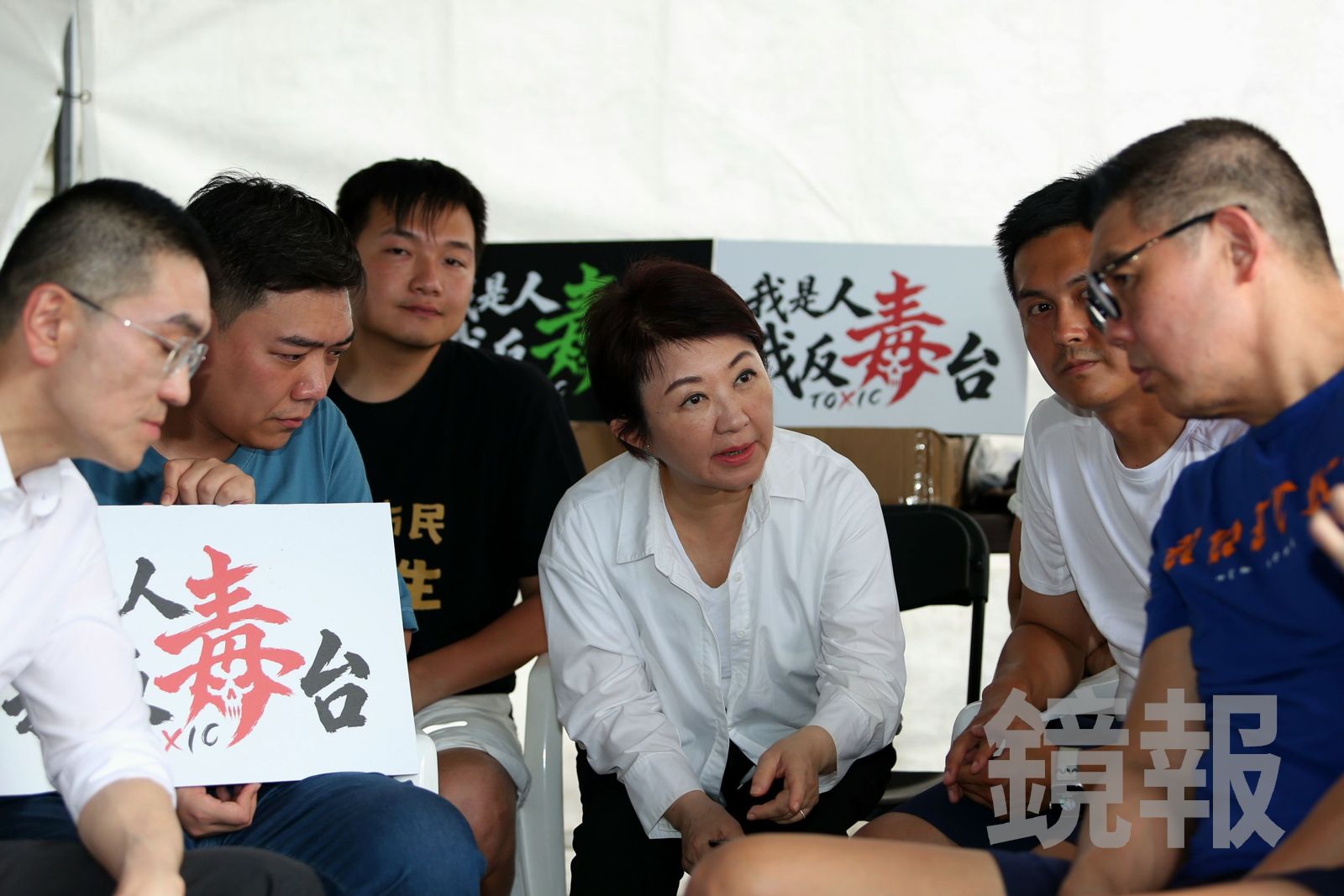 盧秀燕北上探視絕食青年 曝親自致電南部縣市長參與反毒油會議