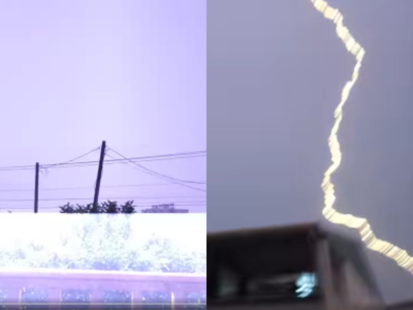 冷心低壓來襲秒變天!中投「紫雷猛劈、狂風暴雨」畫面曝 民眾:誰在亂發誓