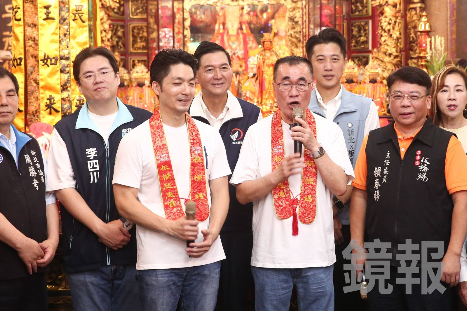 合體蔣萬安赴板橋參拜!李四川嘆蔣被抹黑很慘:來消災解厄