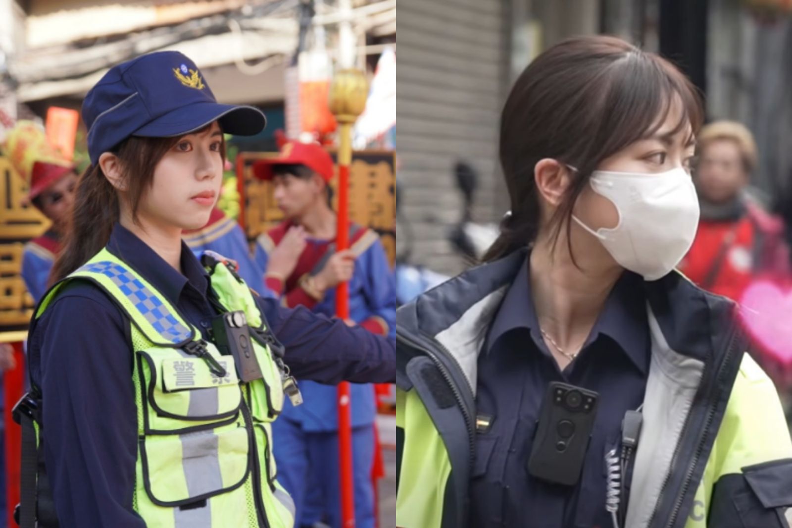 青山王祭正妹女警12秒電眼片爆紅！本尊被神出昔遭封「警界黃霄雲」