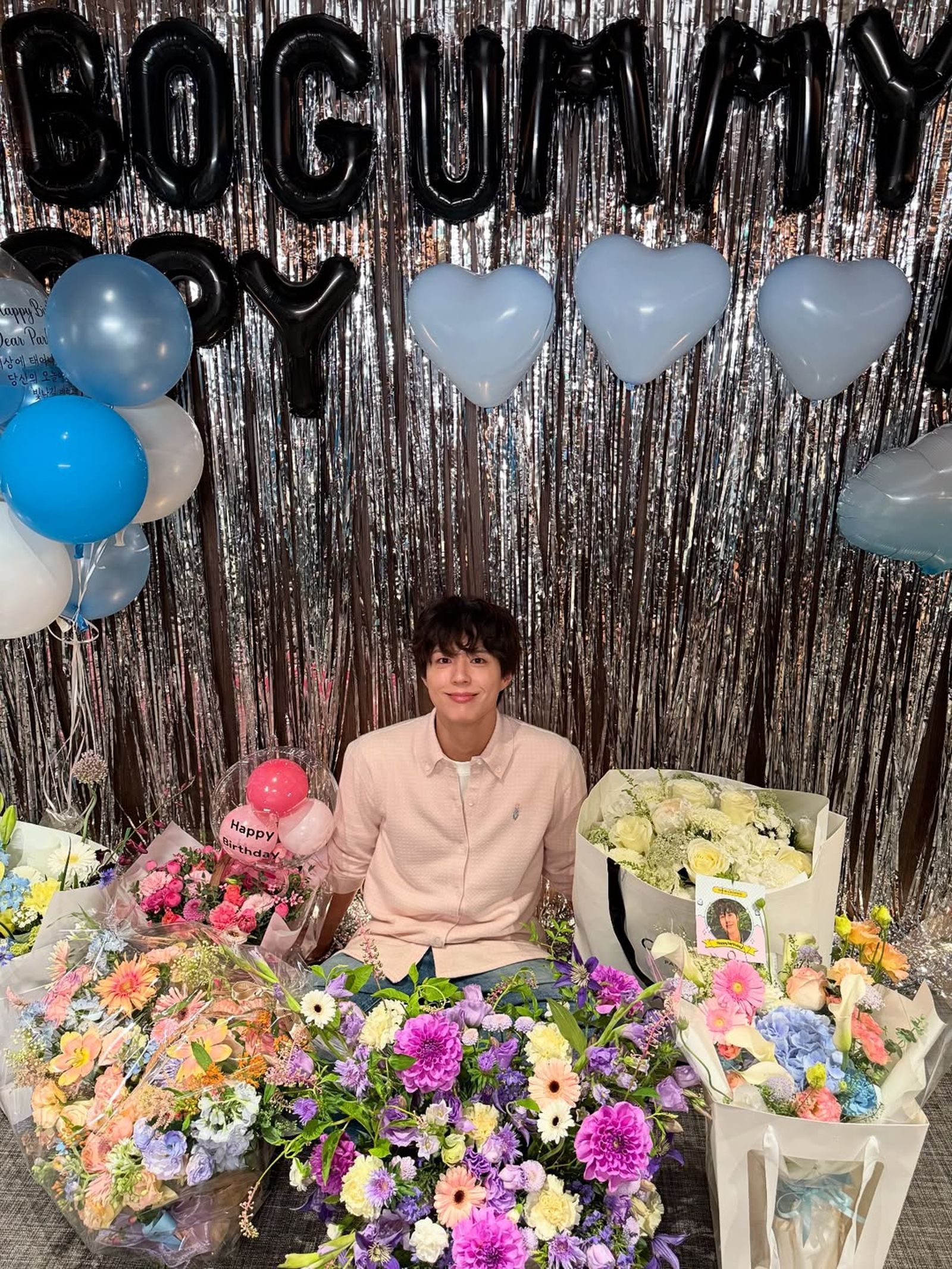 朴寶劍收到滿滿的生日祝福，與粉絲共享喜悅。翻攝IG@bogummy