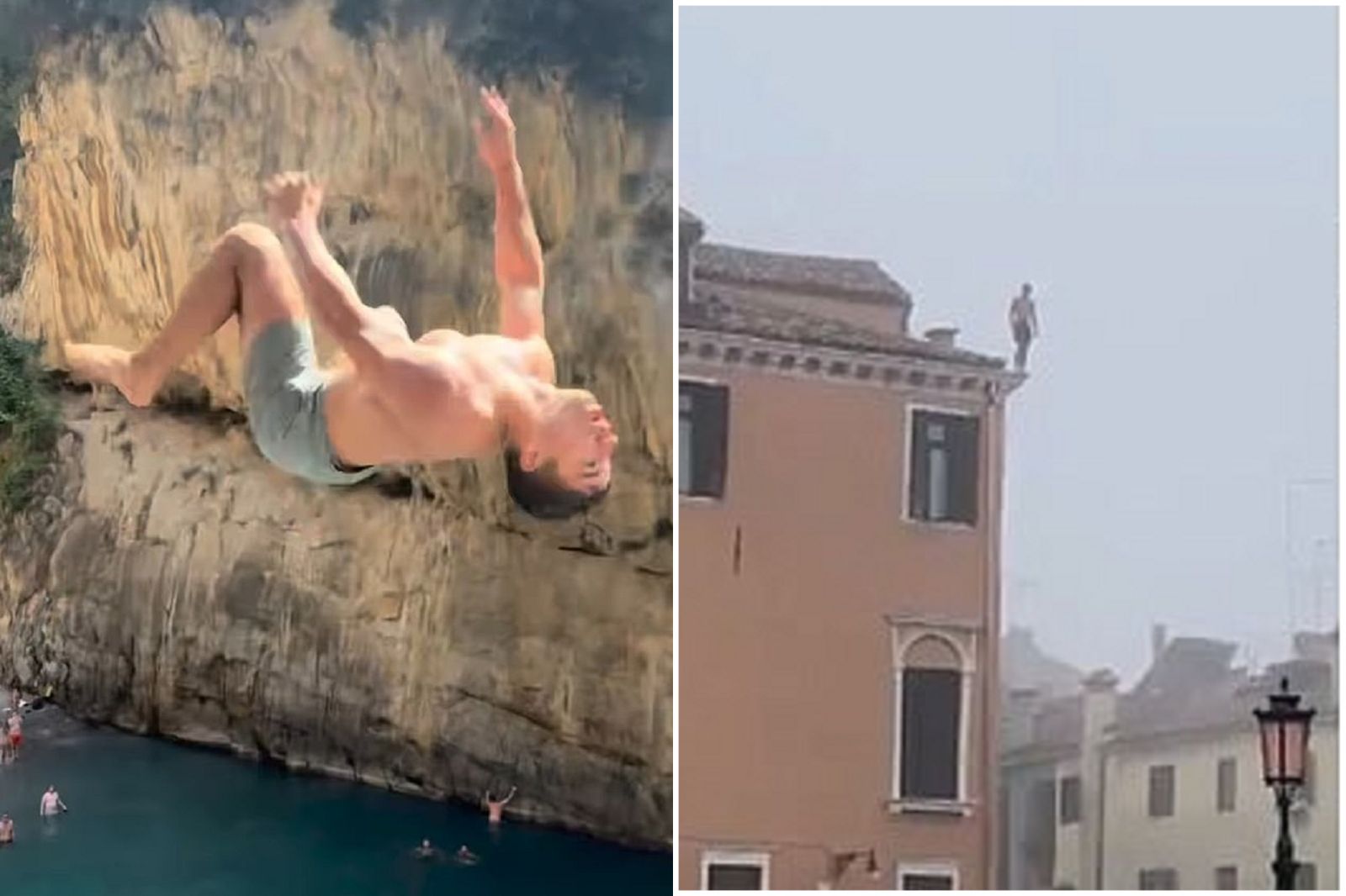 世上白癡多！年輕人瘋「危險跳崖」死狀悽慘　義鄉民崩潰：麥擱跳啊