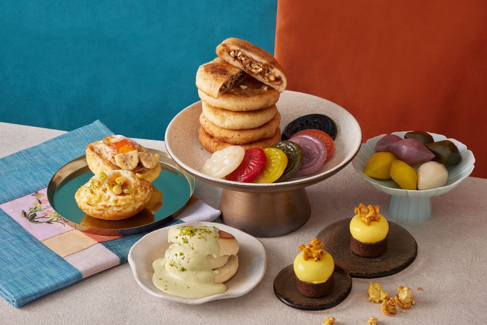 甜點吃得到韓國街頭最經典的糖餅。