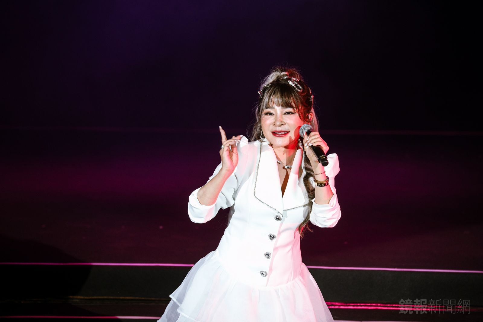 王彩樺演唱爆紅曲《保庇》。鄒保祥拍攝