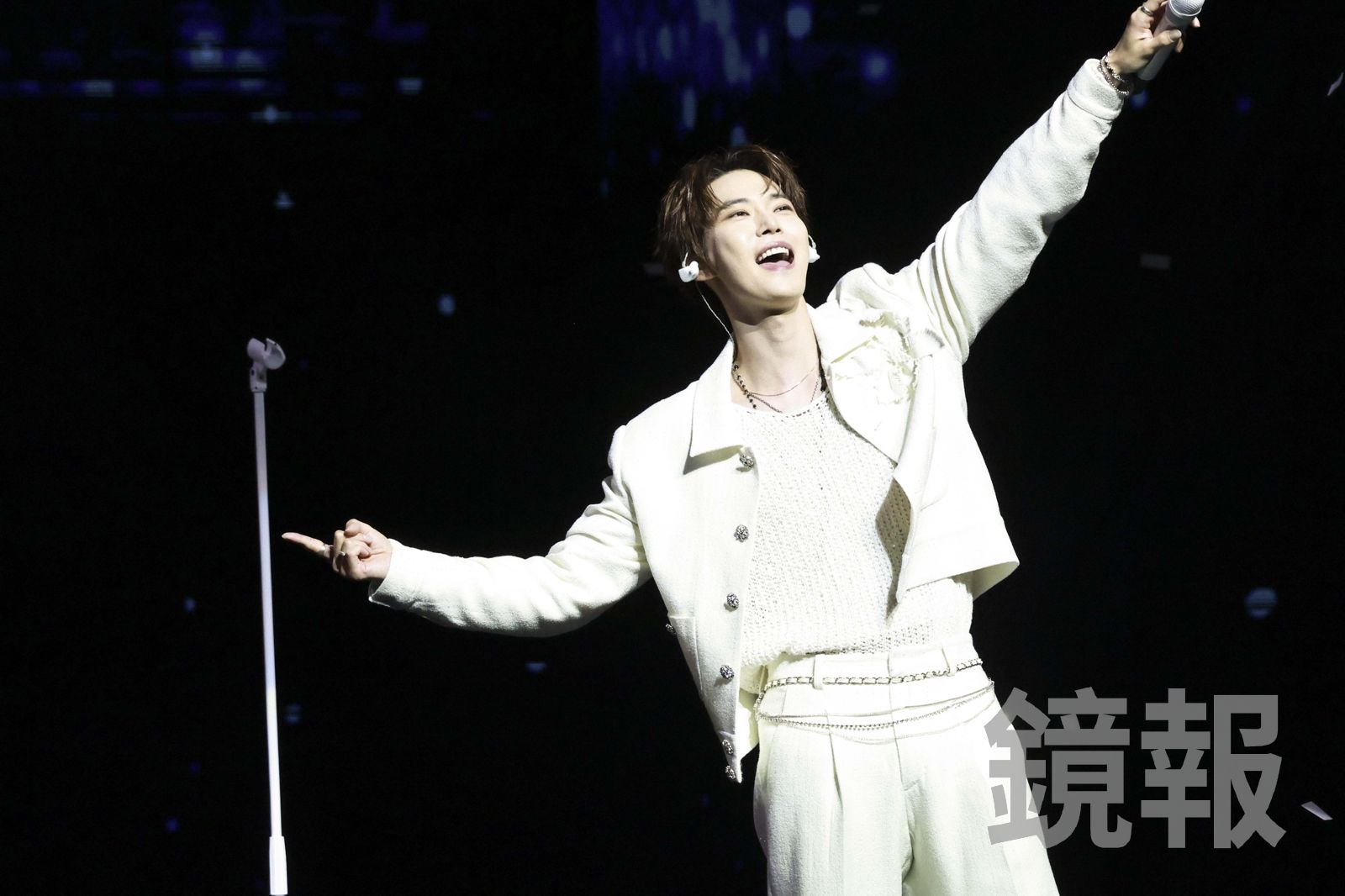 道英的全新個人巡演今晚移師北流演出，吸引4500人捧場。劉耀勻攝