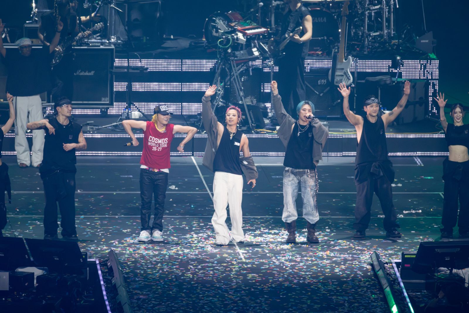 BIGBANG於9日在大巨蛋演出資料照。圖/讀者提供