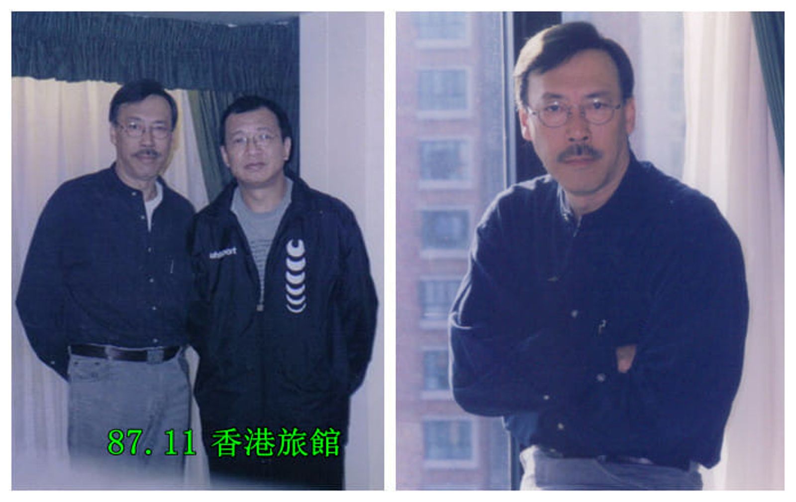 馮淬帆在許紹雄10月28日過世當天,貼出兩人合照悼念好友。兩人在香港影壇,一位是冷面笑匠、一位是最佳綠葉。翻攝馮淬帆臉書