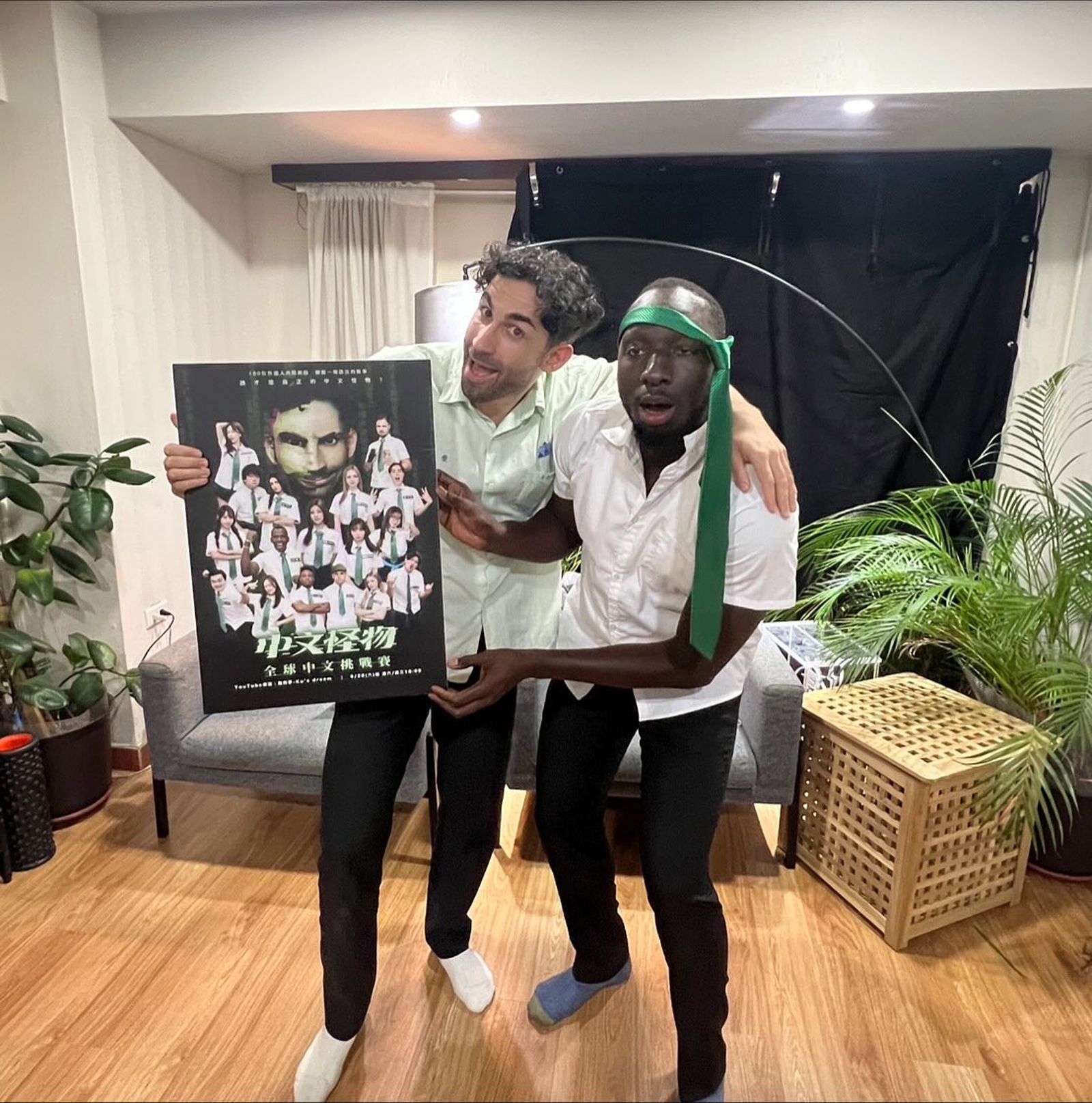 酷在臉書分享節目《中文怪物》籌備過程。翻攝酷的夢- Ku's dream臉書