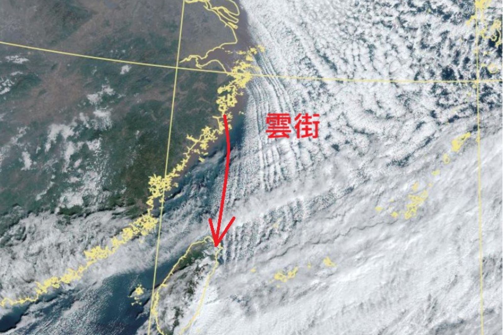 雲街出現了！鄭明典曬衛星圖揭「天氣轉乾冷」　未來一週須留意1狀況