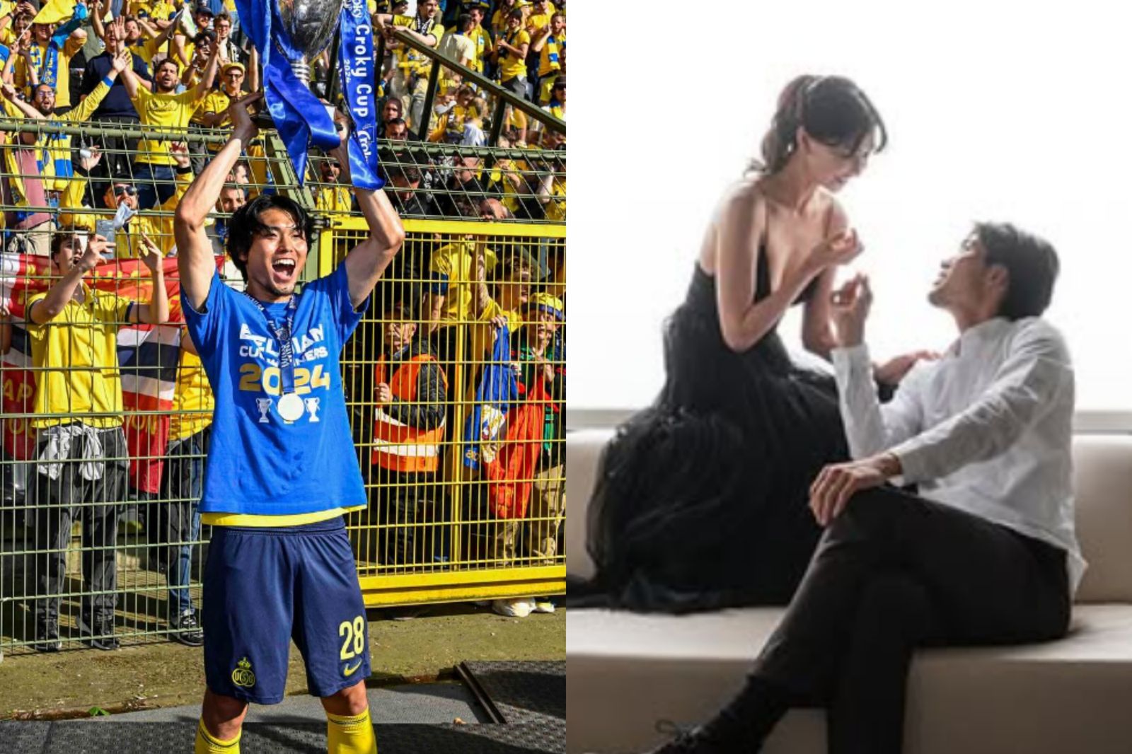 日本足球國家代表隊後衛町田浩樹不久前才新婚。翻攝町田浩樹IG