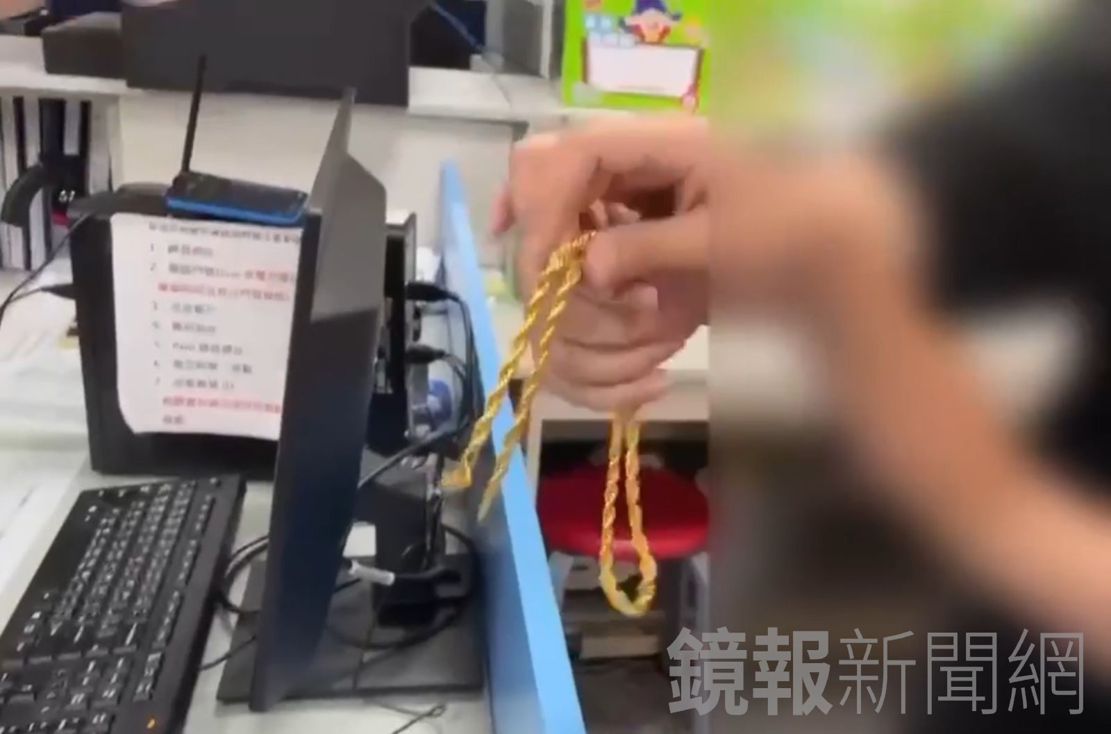 影/搶了被抓放了又搶 鎖定20萬金項鍊行搶未遂又被逮