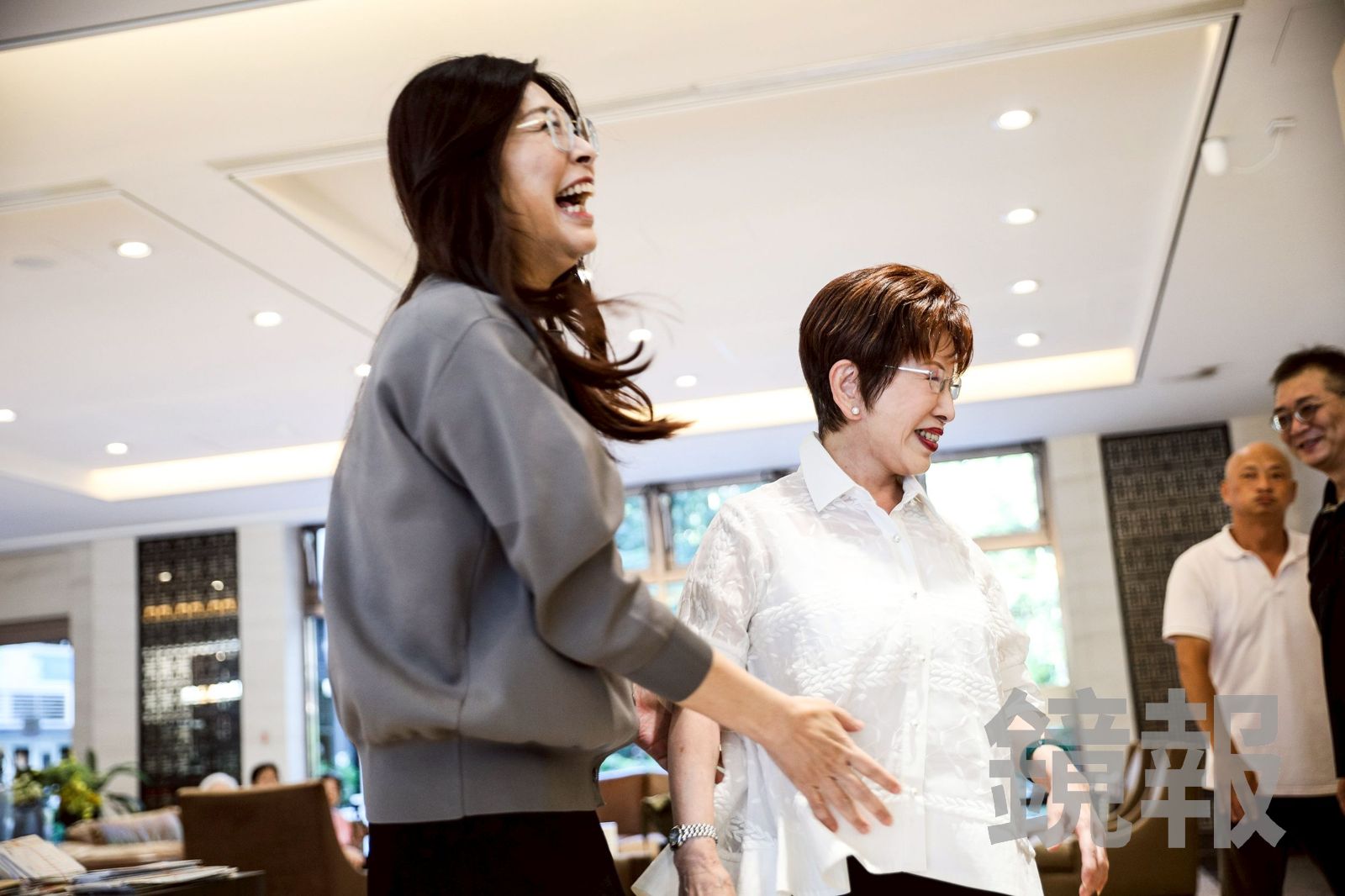 鄭麗文說，洪秀柱永遠站得比誰都挺，在她心目中永遠是一個巨人。（圖／鄒保祥攝）