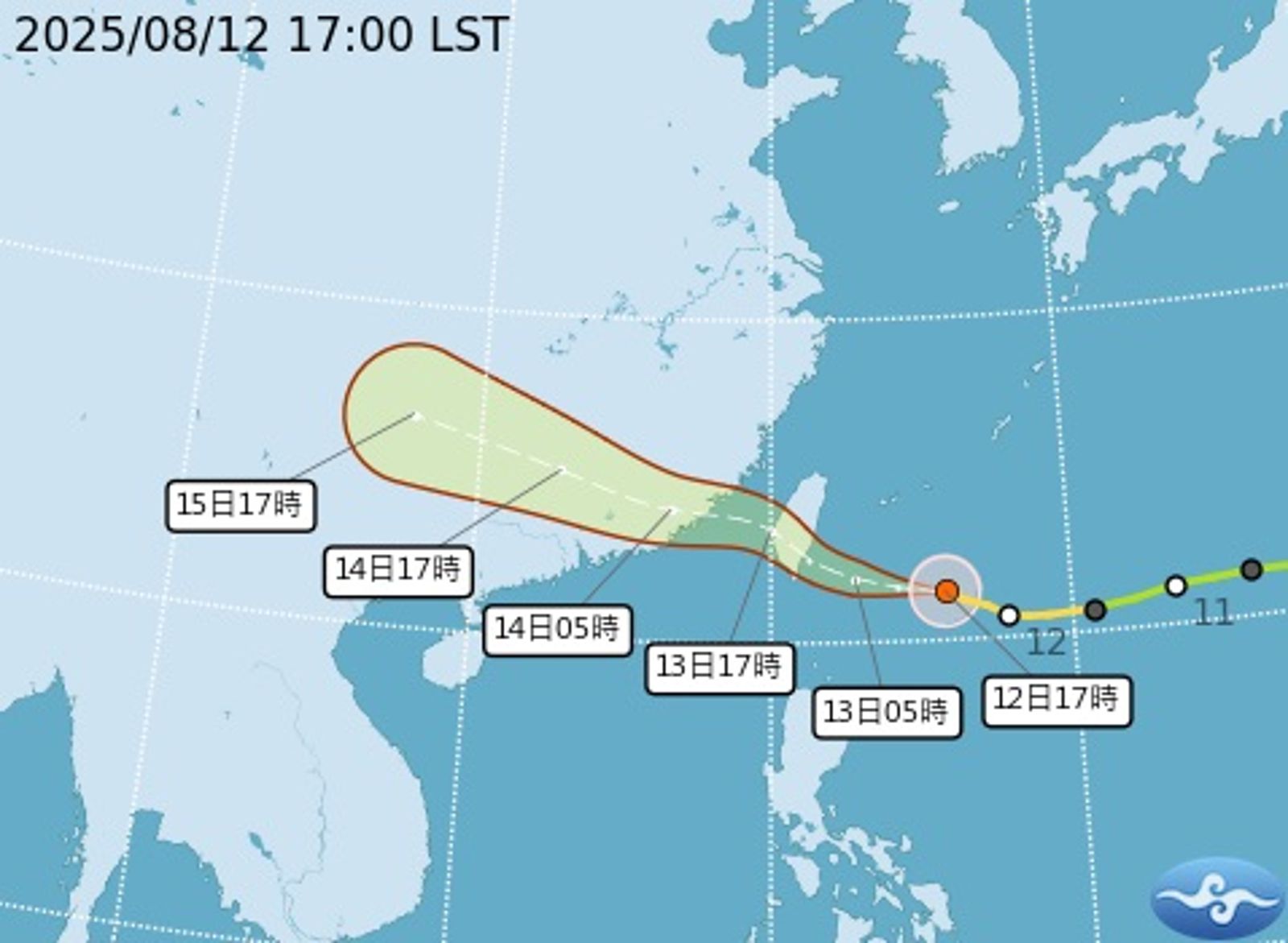 楊柳颱風增強!陸警範圍擴至10縣市 9縣市宣布明停班課