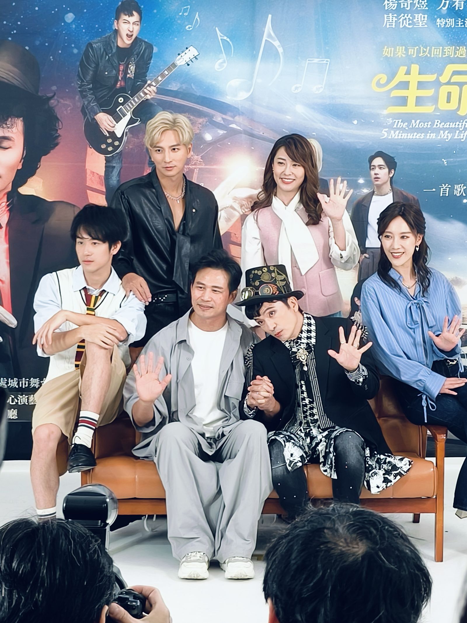 小煜、陳國華及唐從聖等人22日出席記者會。尤嬿妮攝