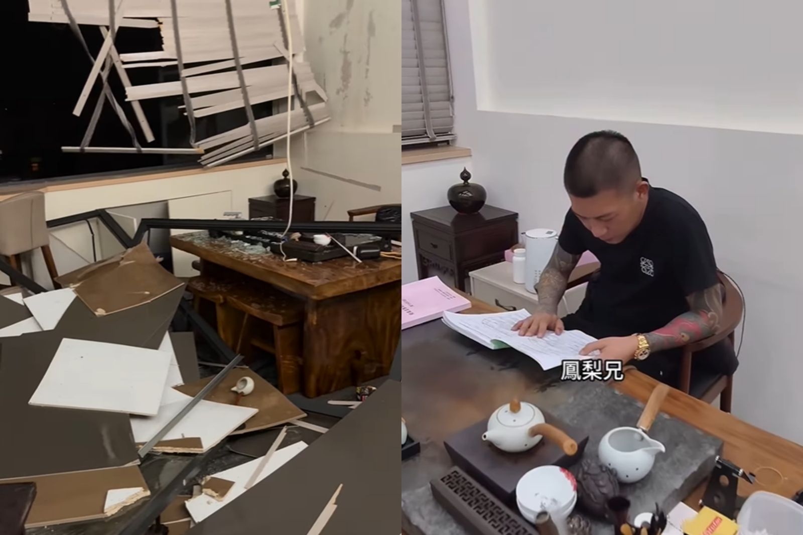 中颱丹娜絲登陸嘉義　網紅鳳梨家中灌水全毀：心很累