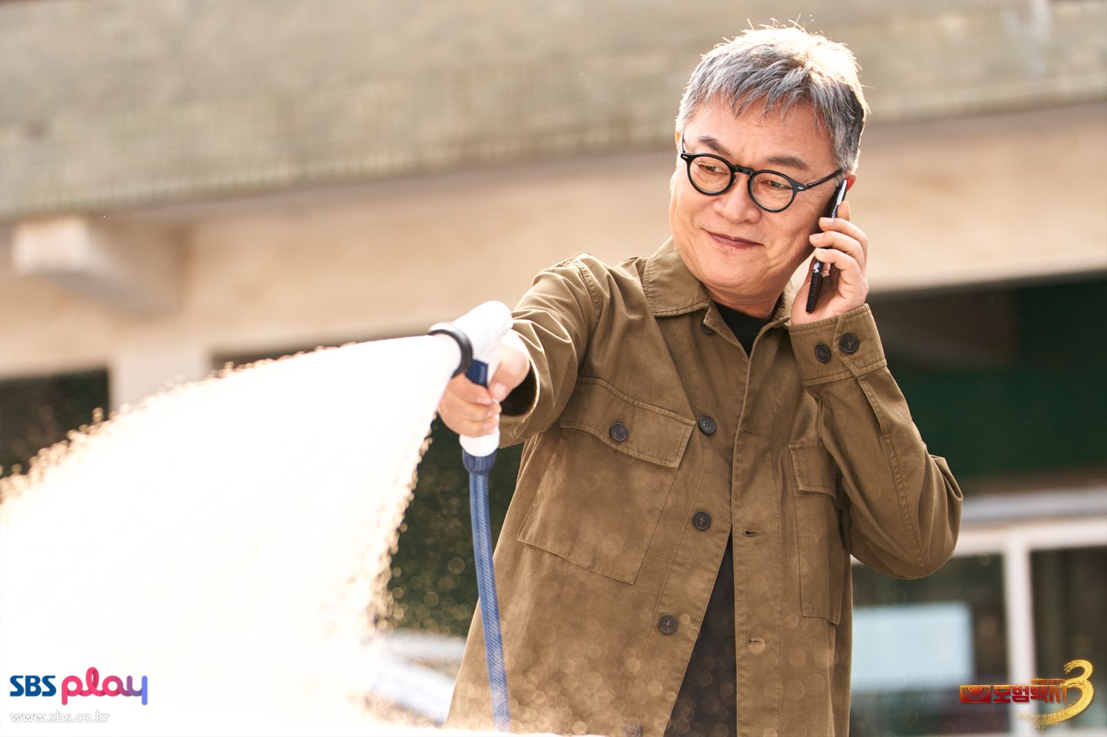 金義聖受訪時表示,《模範計程車》第三季將相比前兩季將更加刺激。翻攝SBS Play