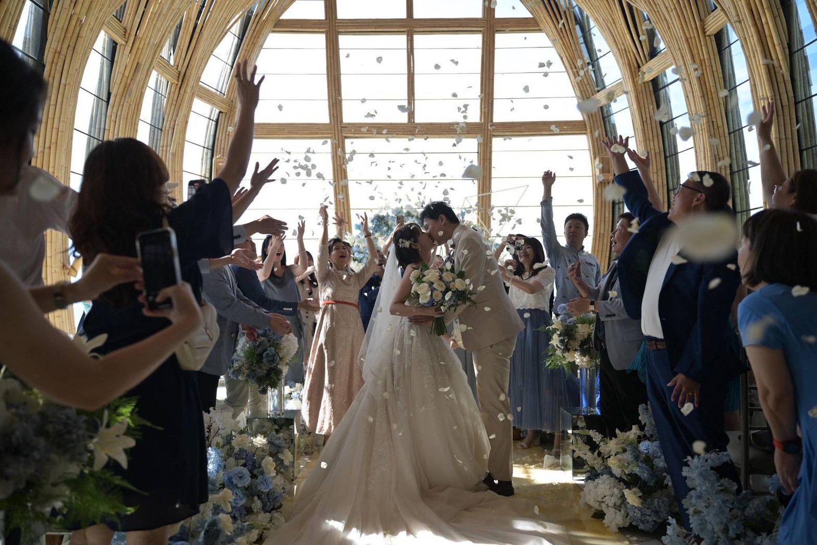 朱培滋甜嫁大1歲圈外人。三立提供