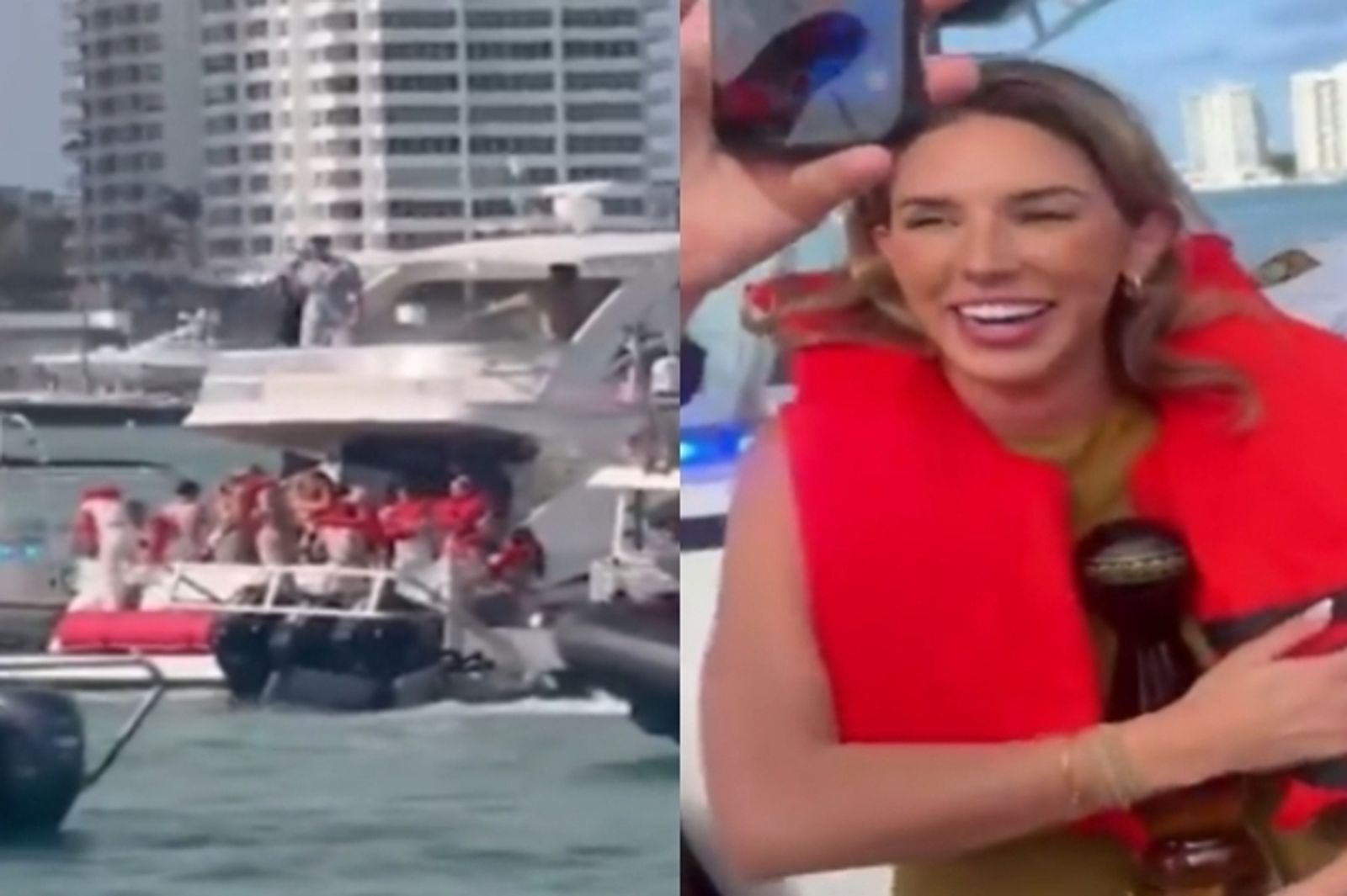上億遊艇海上開趴翻船！30名比基尼辣妹受困畫面流出