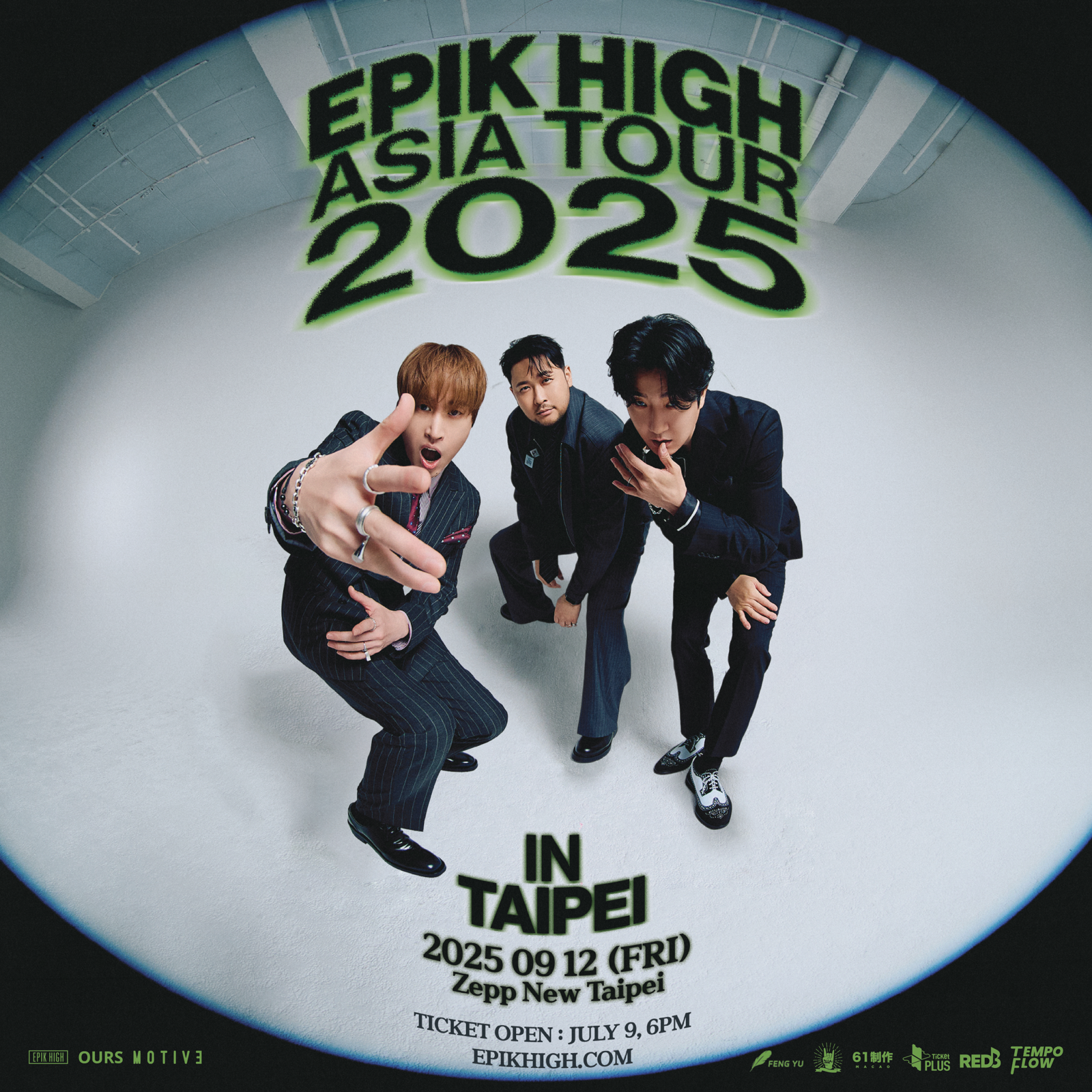EPIK HIGH的台北演唱會門票即將開賣。OURS提供