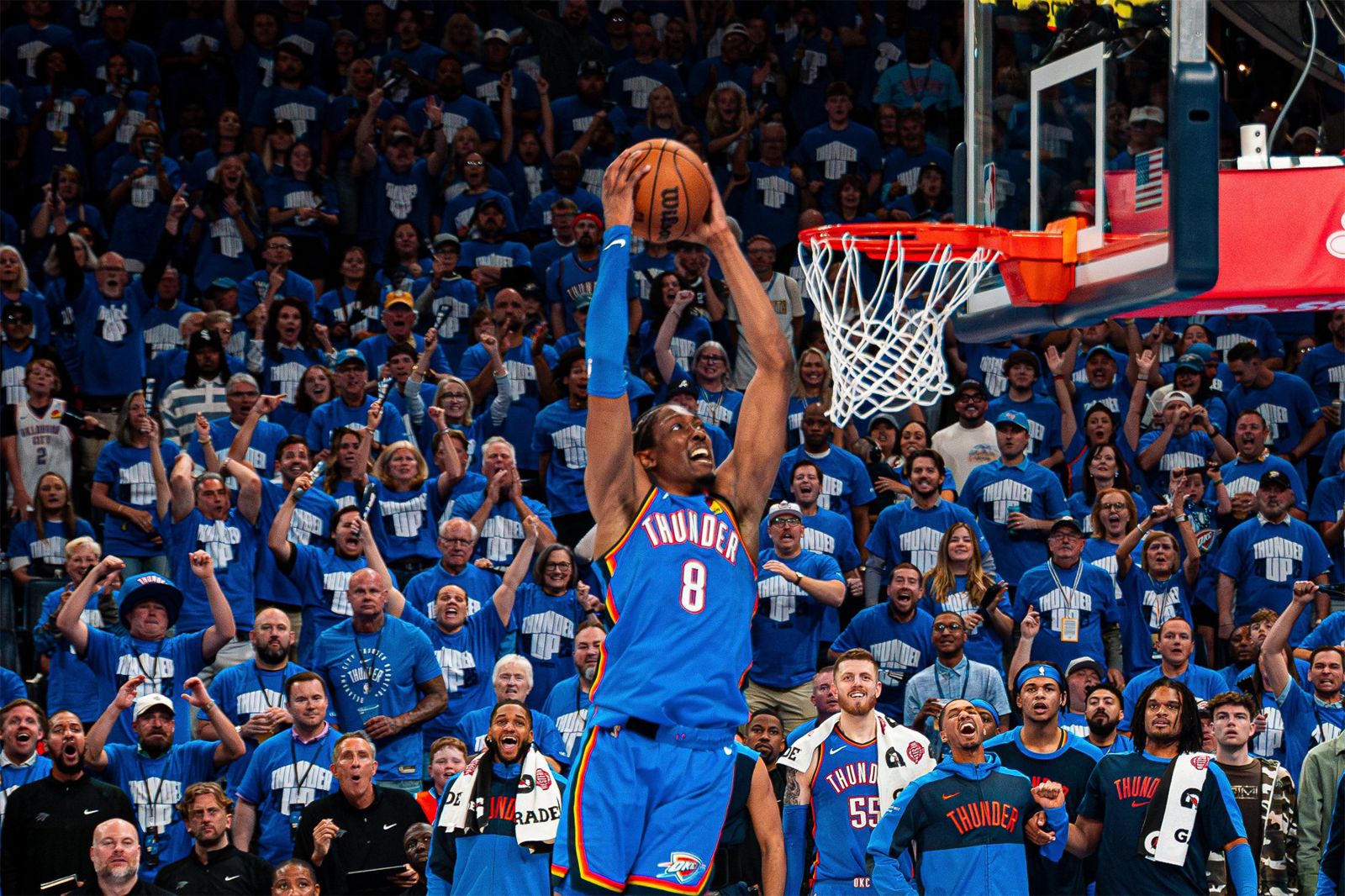 NBA/金塊22失誤葬送戰局 雷霆強勢闖進西區決賽