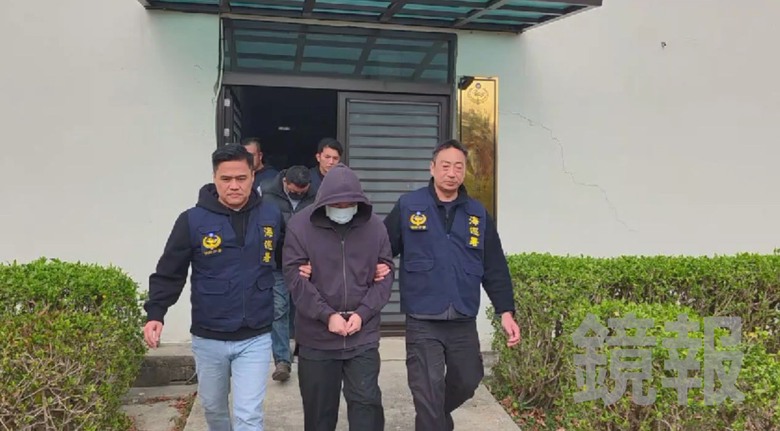 黃克誠偷渡遭逮。海巡署提供