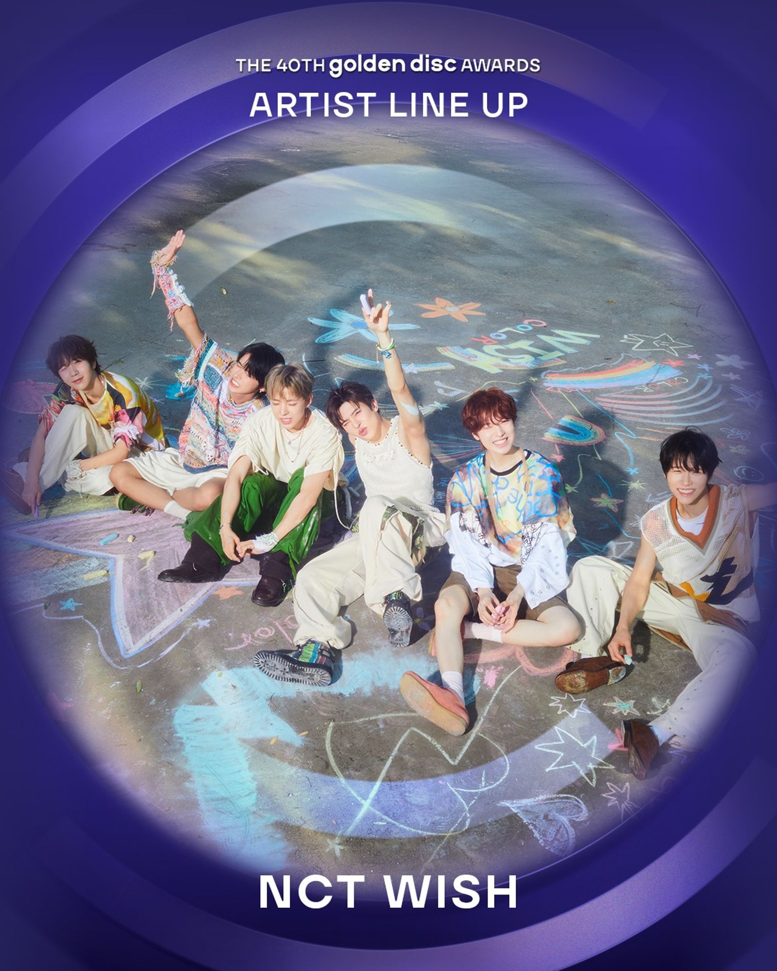 NCT WISH今年也有來台會粉絲，明年1月將再度來台出席金唱片盛典。翻攝IG@golden_disc