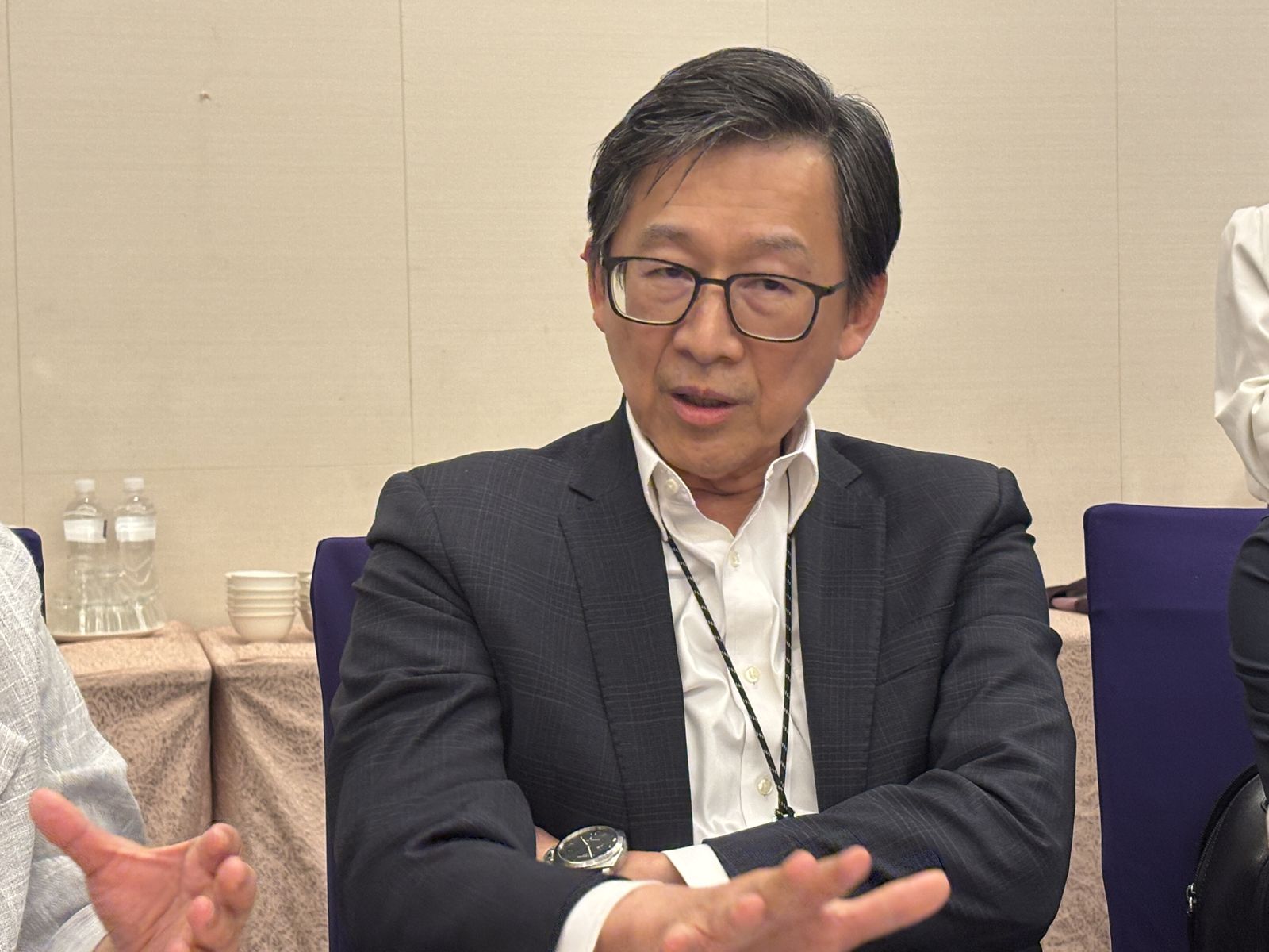 台灣光罩總經理陳立惇。謝承學攝