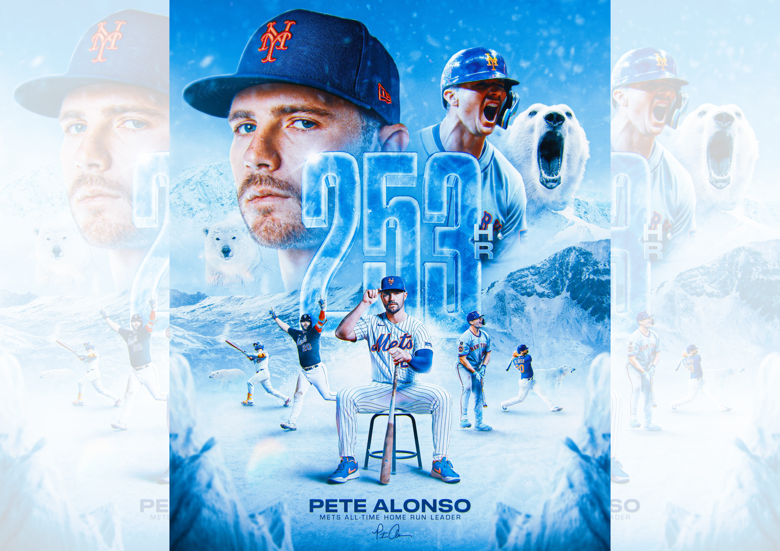 MLB/「北極熊」Alonso 253轟破隊史紀錄 超越Strawberry成新全壘打王