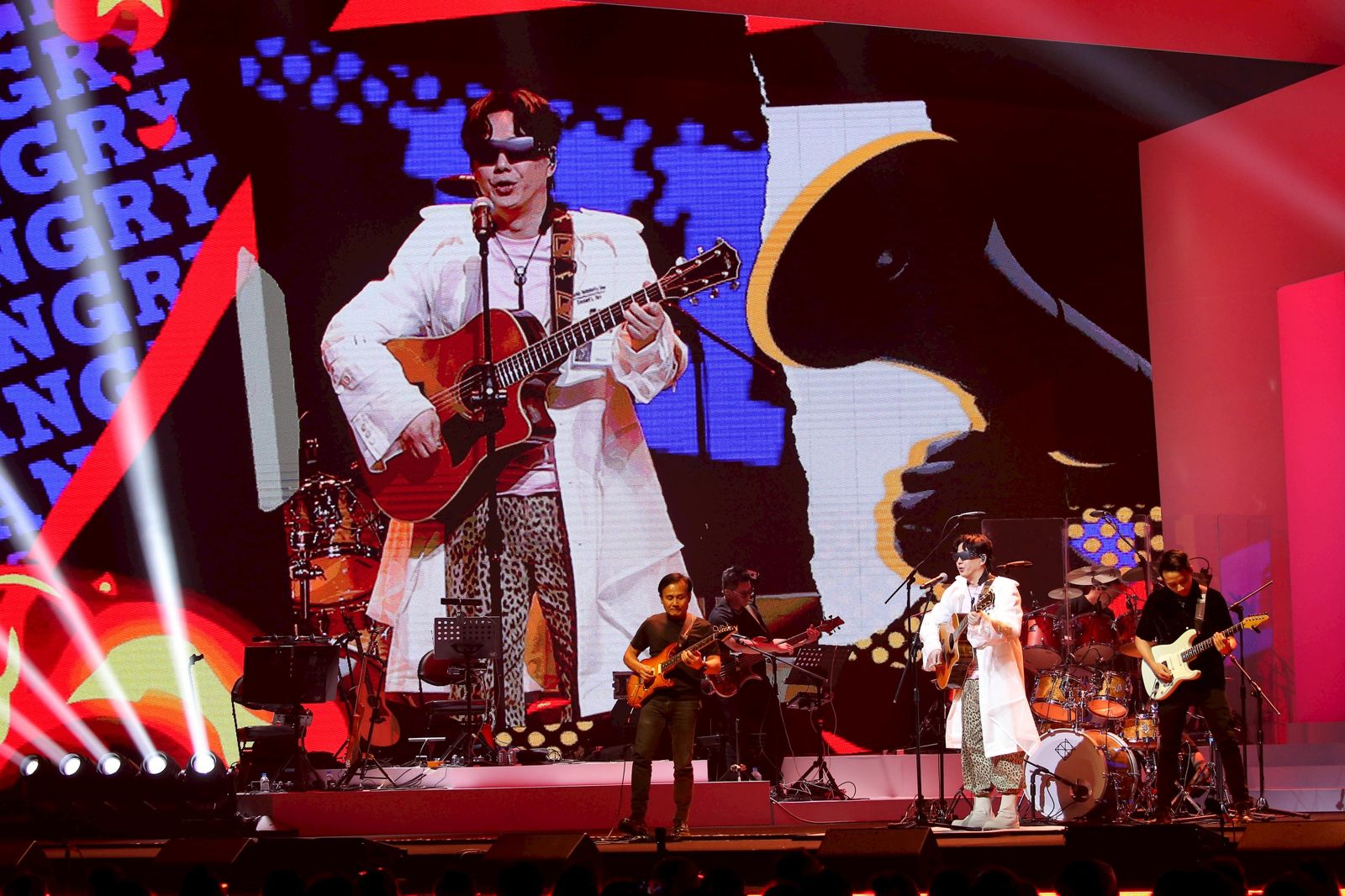 蕭煌奇31日在北流舉辦演唱會。李鍾泉攝