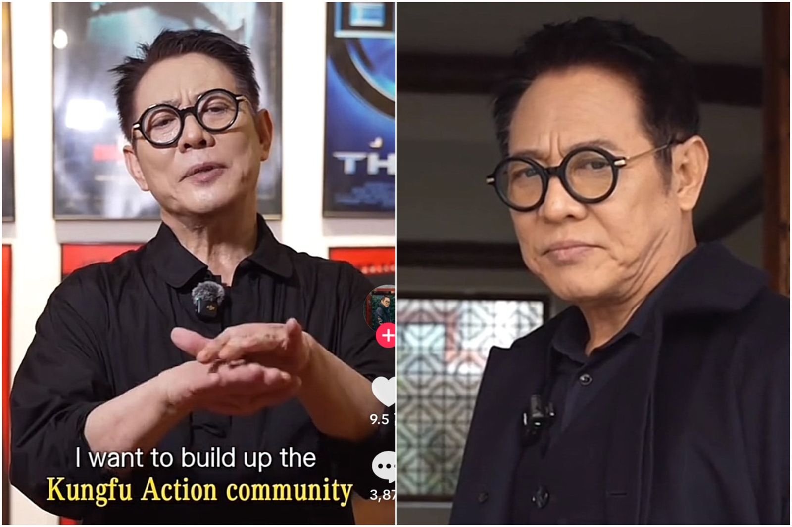 李連杰透露開抖音帳號的原因。翻攝抖音 ＠JetLi