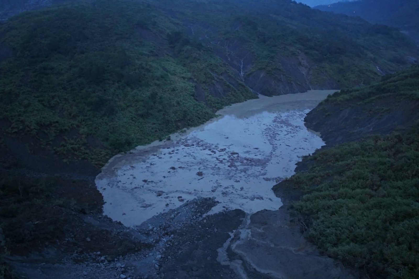 雲林堰塞湖有潰決危險!下游「4鄉鎮」居民注意 水利署:跟時間賽跑