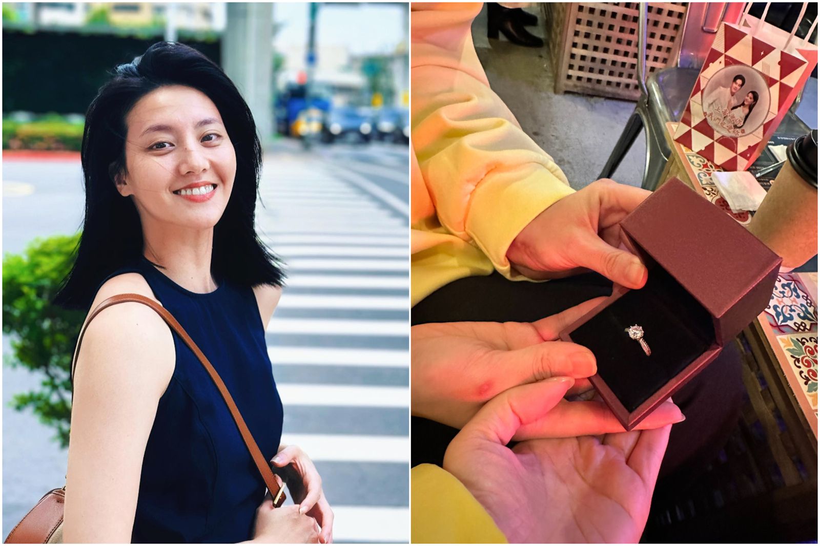 8點檔女星一個月前車禍遭撞飛！突曬超大顆鑽戒喊幸福　「求婚」對象身份曝光
