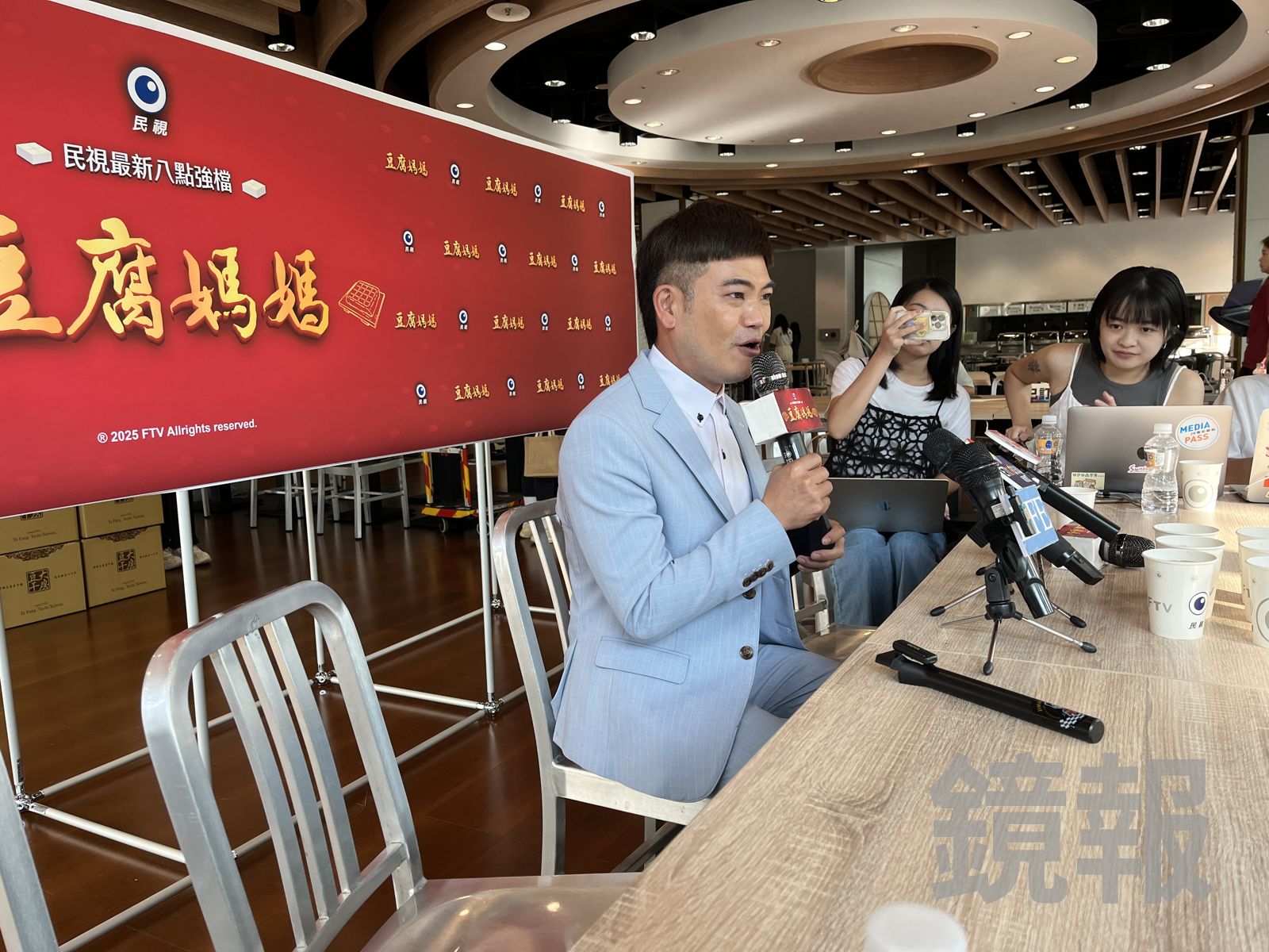 馬國弼瘦了7、8公斤，出席記者會被提醒要留意健康狀況。劉慧茹攝