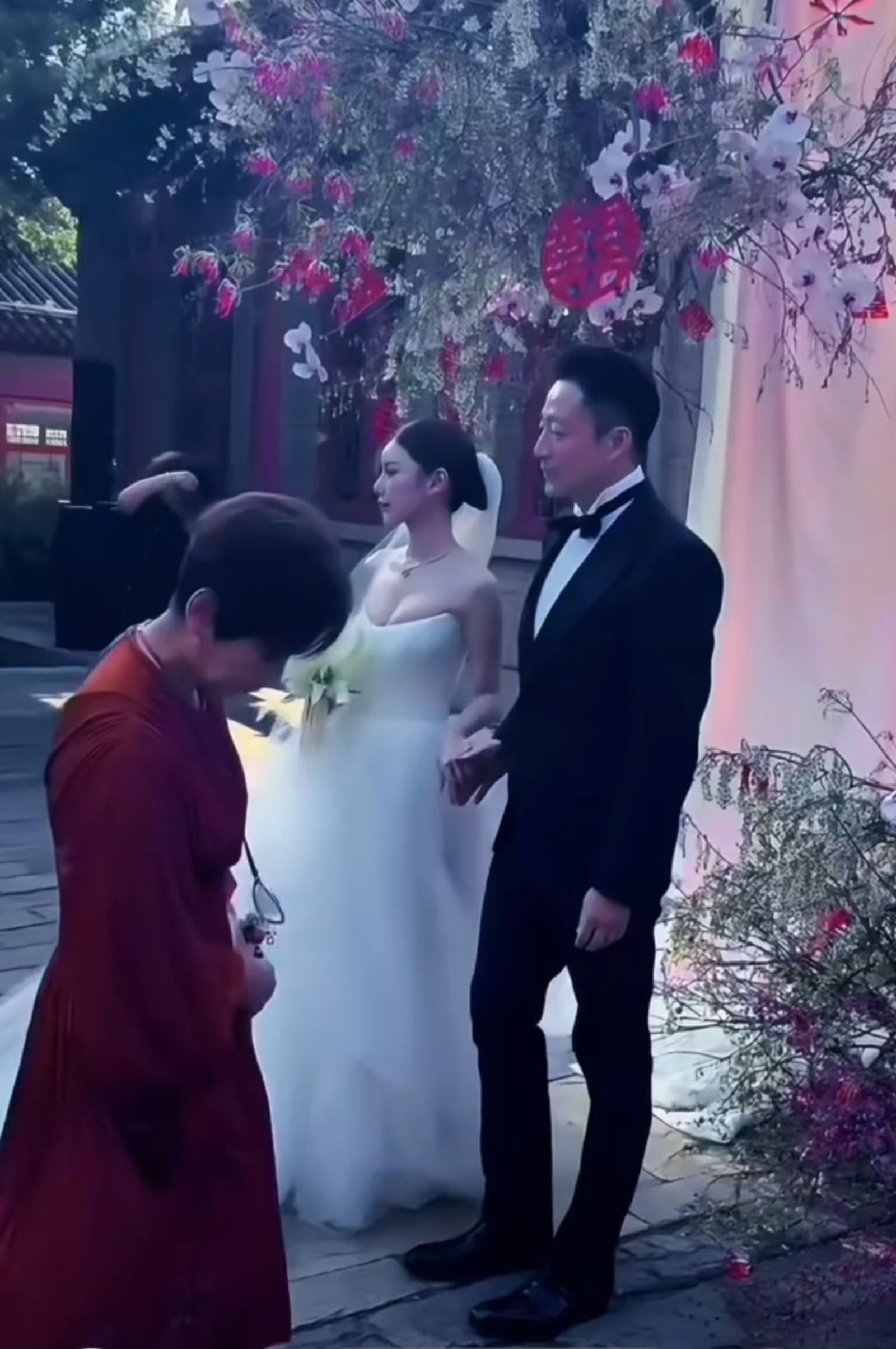 汪小菲與馬筱梅17日在北京舉辦婚禮。翻攝小紅書