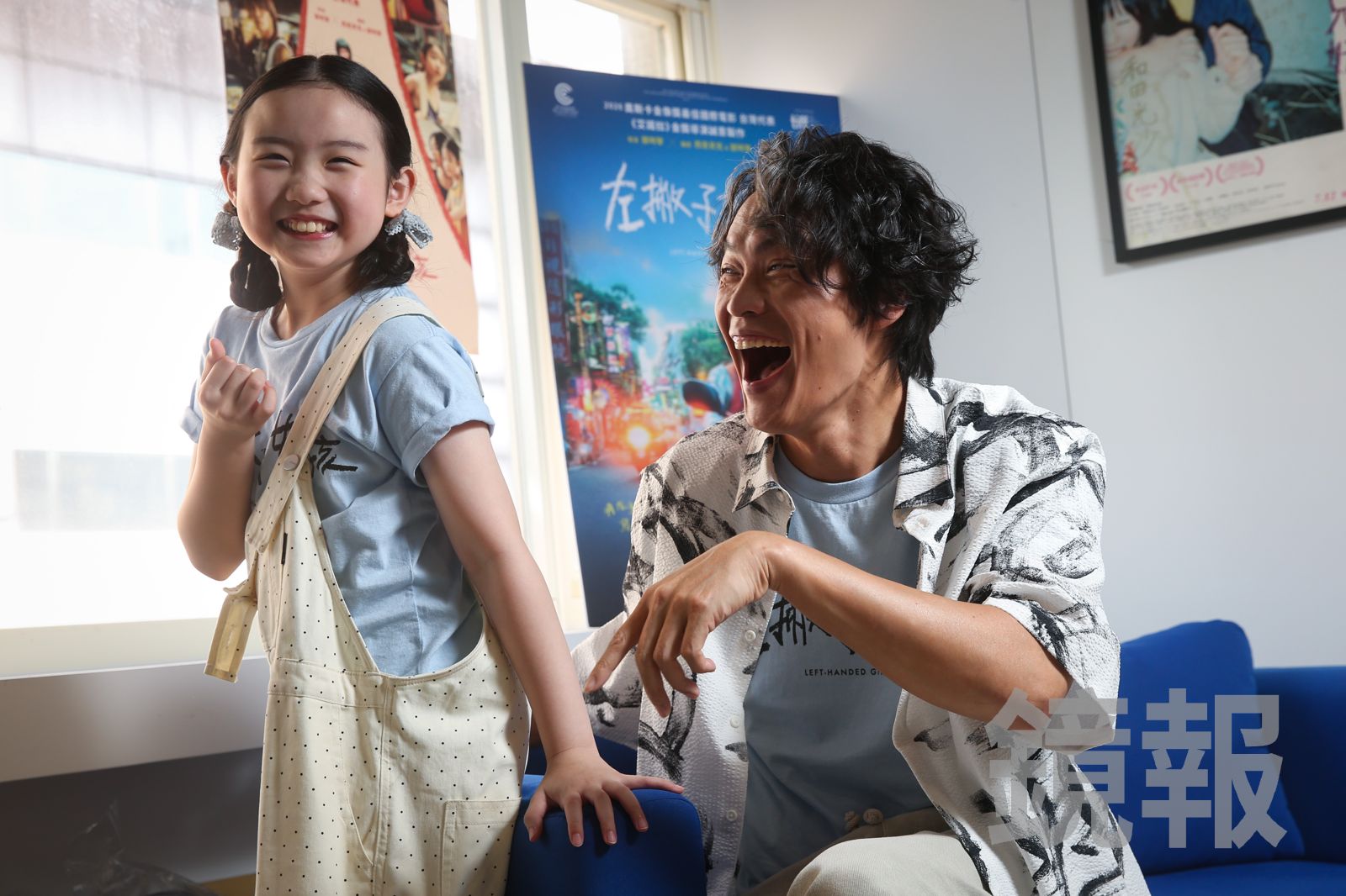 葉子綺表情豐富，雖年僅9歲，但回答問題落落大方，成熟中帶著稚氣。李鍾泉攝