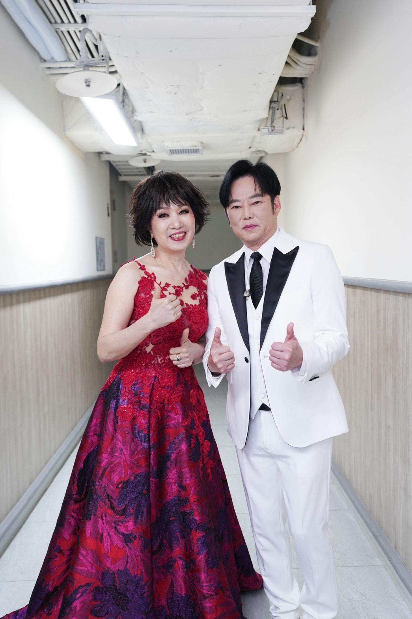 林淑容、陽帆10日登藍寶石演唱會攜手合唱。高雄流行音樂中心提供