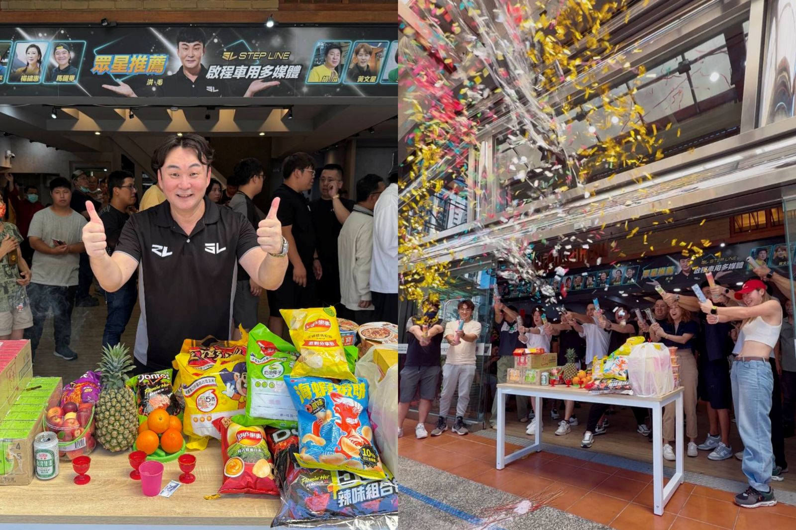 八點檔《好運來》演員洪毛在台南開展汽車音響副業。民視提供