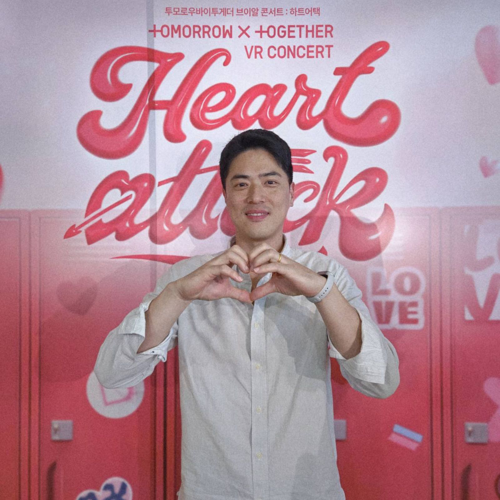 AMAZE的韓國CEO尹俊植很好奇台灣觀眾的觀影感受，受訪時分享VR演唱會的最新技術與趨勢，也吐露合作藝人的標準。威秀提供