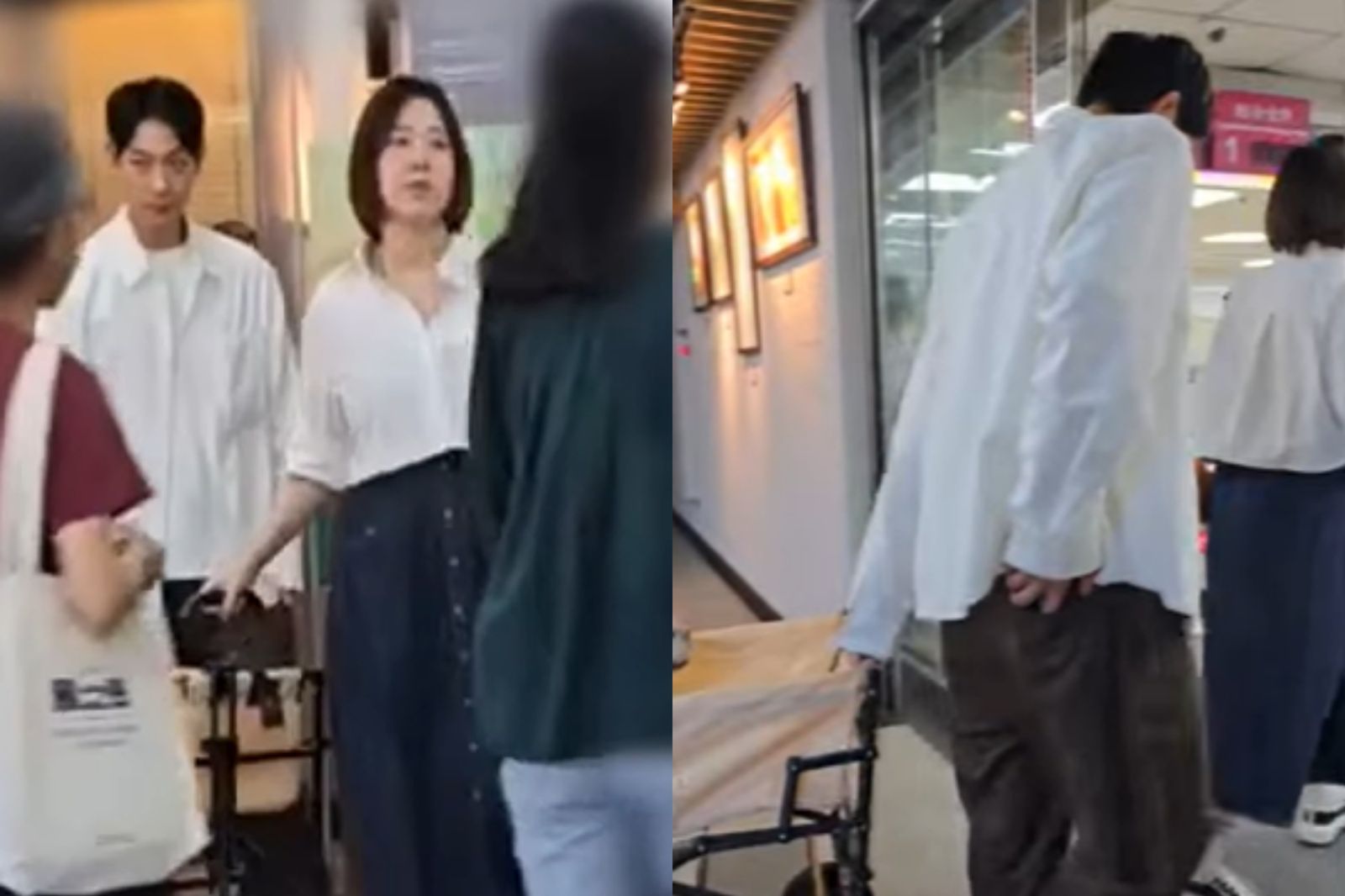 劉品言與連晨翔被《鏡週刊》直擊奔戶證事務所登記結婚。翻攝《鏡週刊》